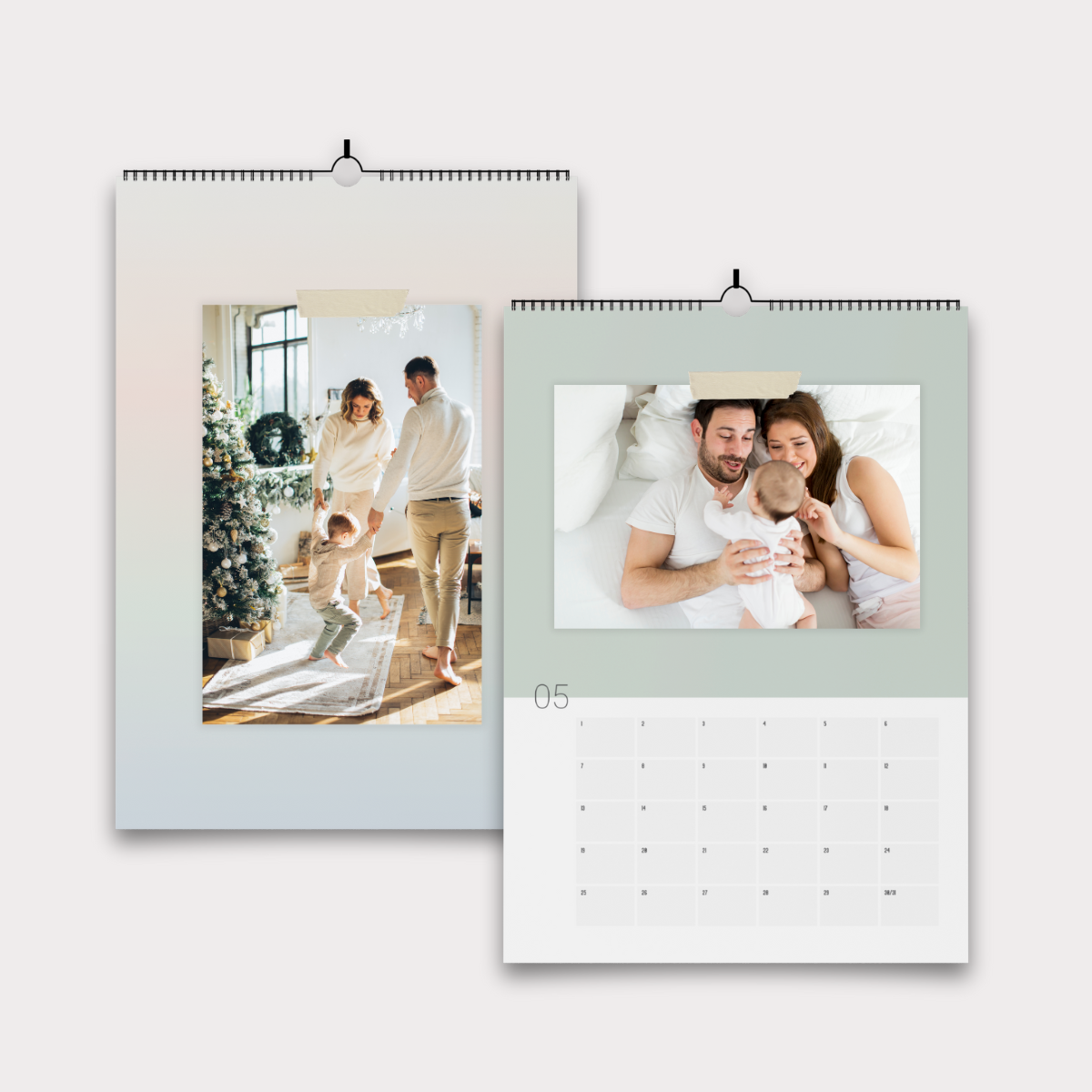 Fotokalender Jahresunabhängig DIY Bastelkalender Mehrfarbig