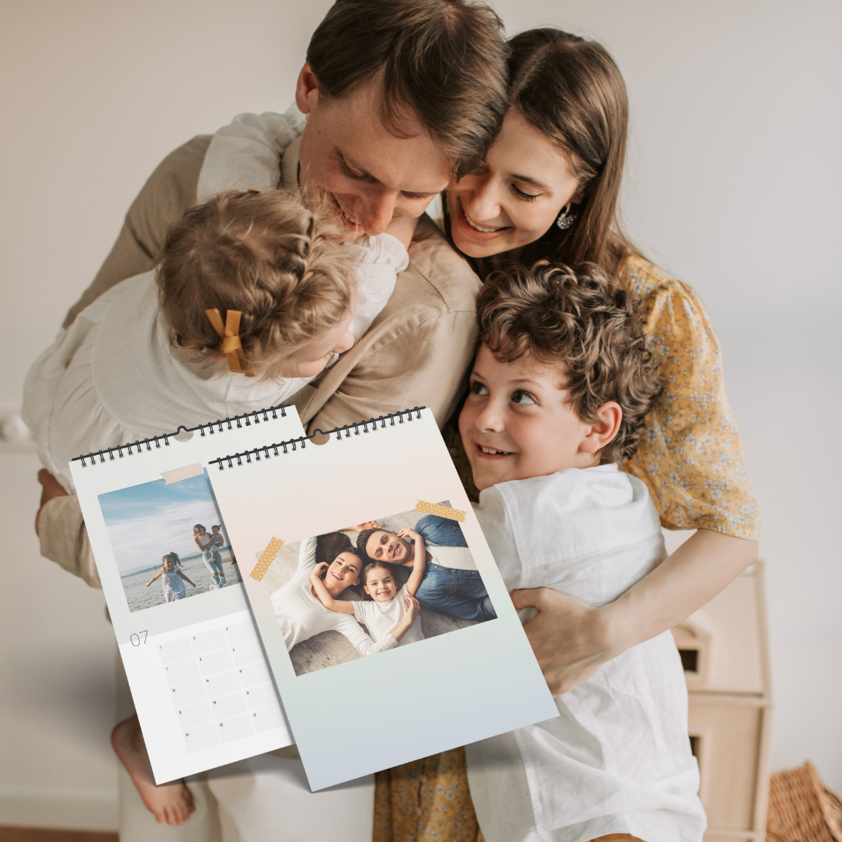 Fotokalender Jahresunabhängig DIY Bastelkalender Mehrfarbig