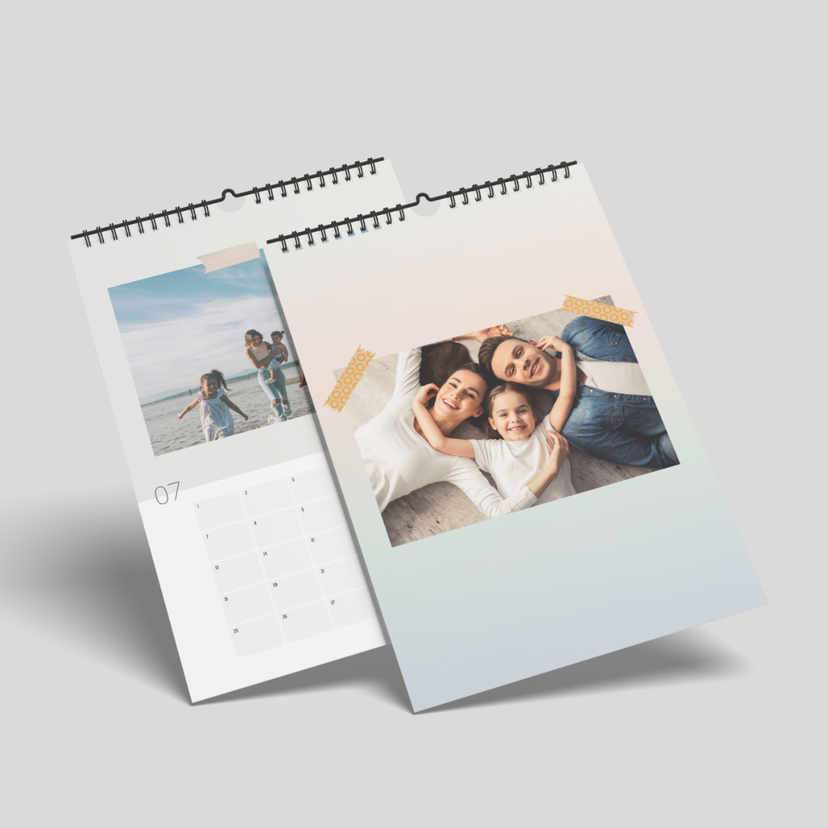 Fotokalender Jahresunabhängig DIY Bastelkalender Mehrfarbig