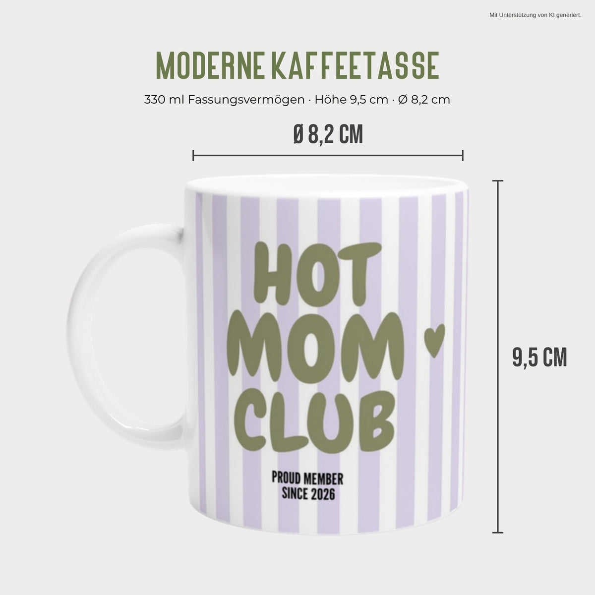 Hot Mom Club Tasse Maße 330 ml