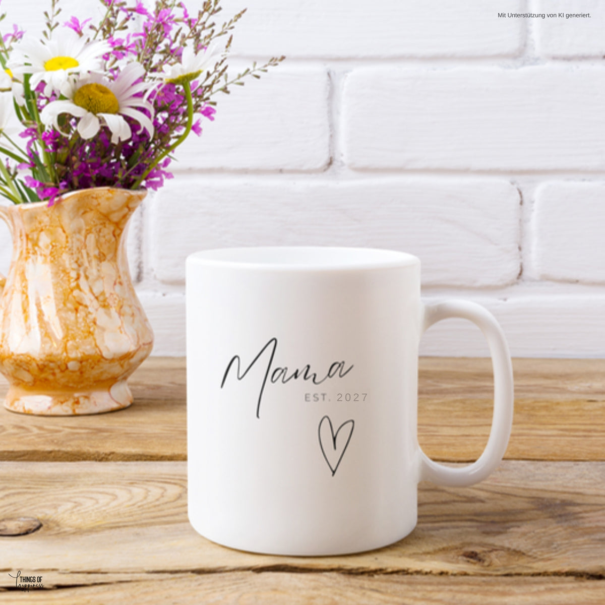 Tasse Mama Est. 2027 – Schwangerschaft verkünden