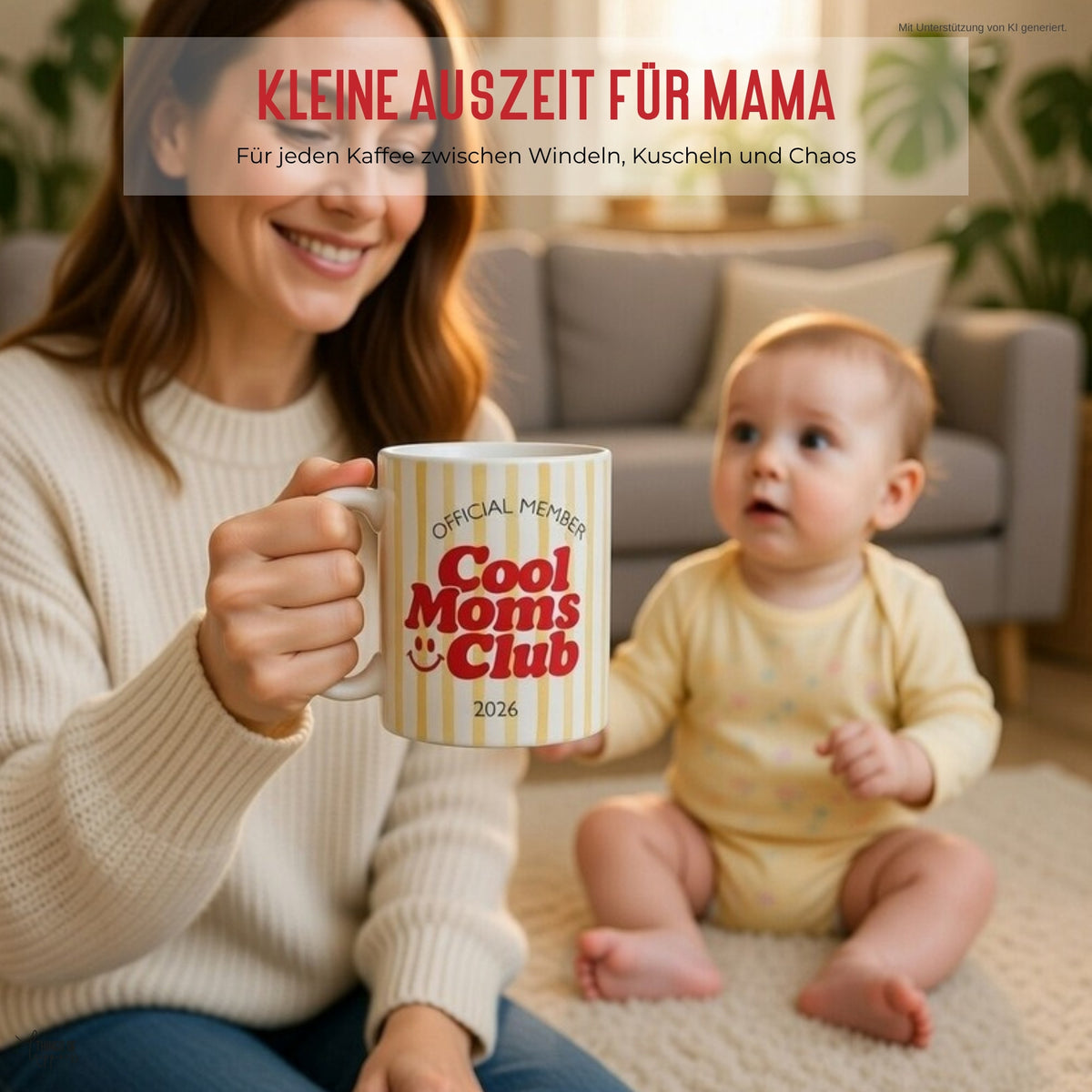 Cool Moms Club Tasse im Alltag