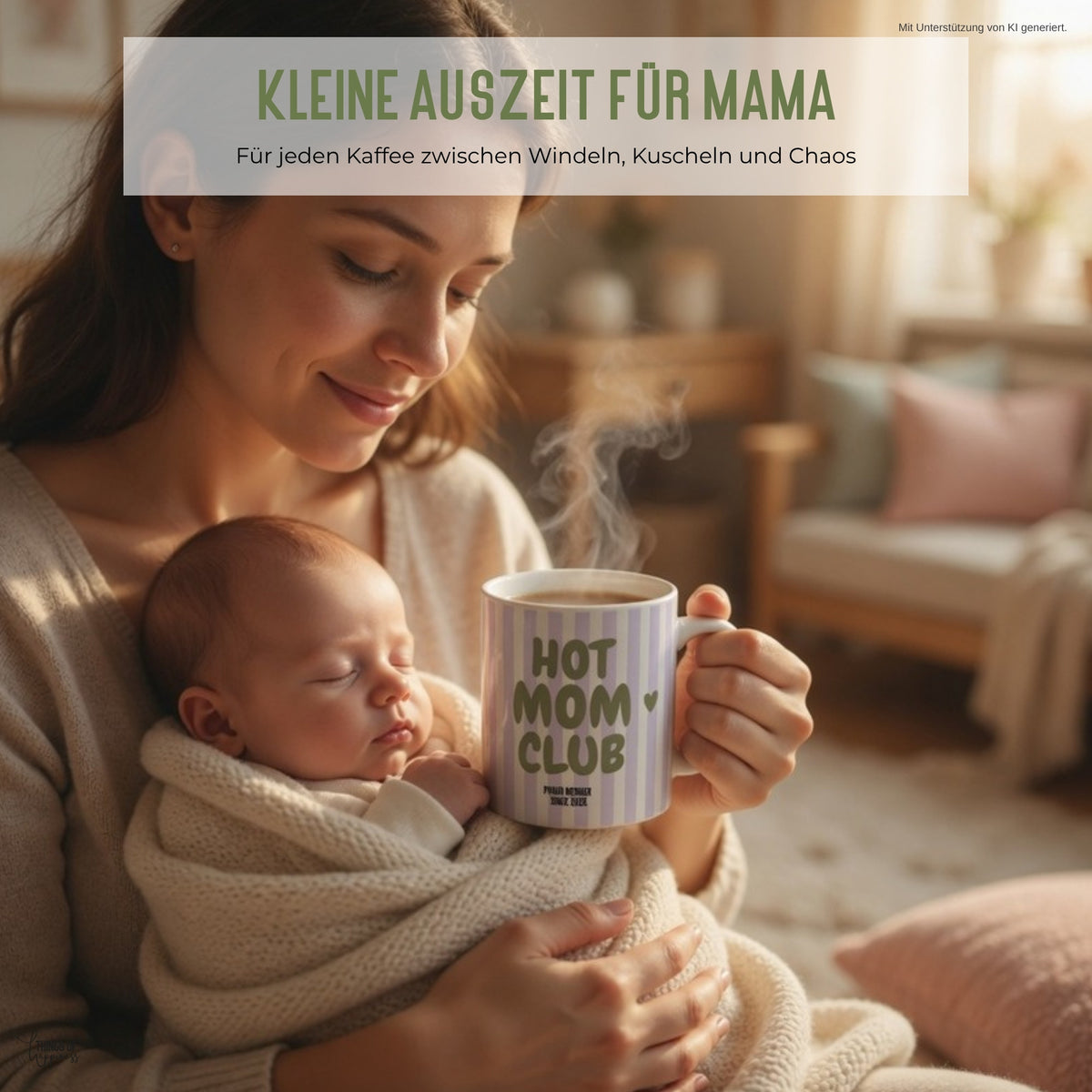 Hot Mom Club Tasse im Alltag