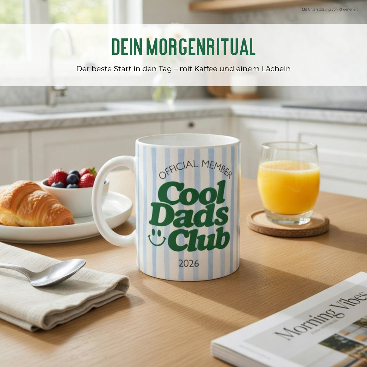Cool Dads Club Tasse zum Morgenkaffee