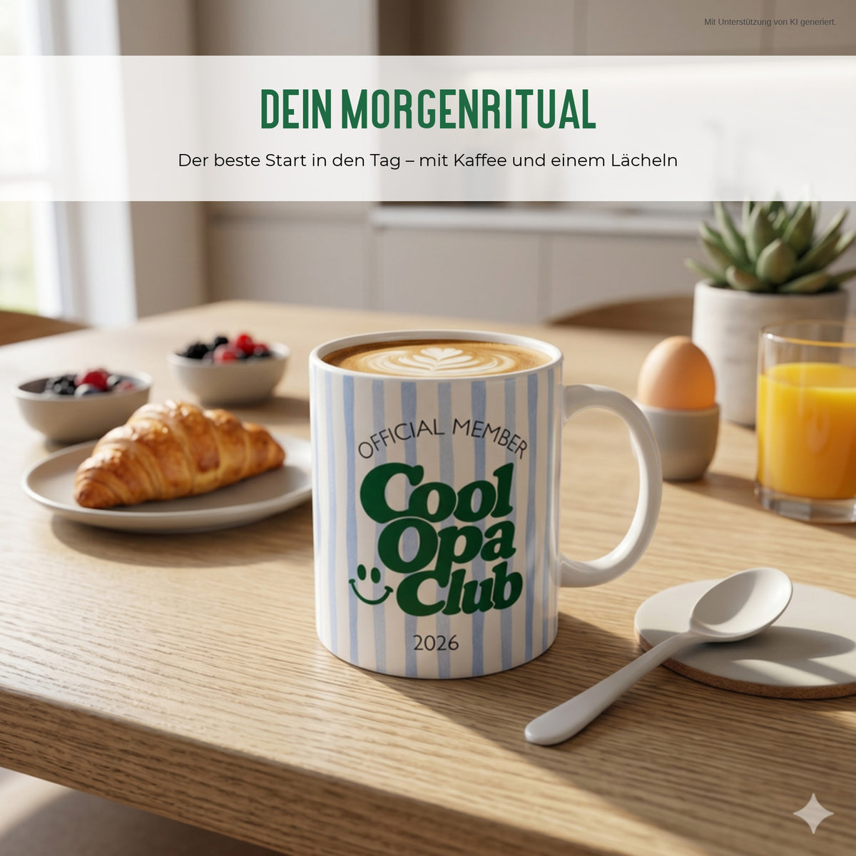 Cool Opa Club Tasse zum Morgenkaffee