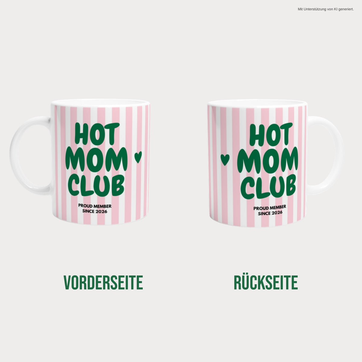 Vorder- und Rückseite der Tasse 2026