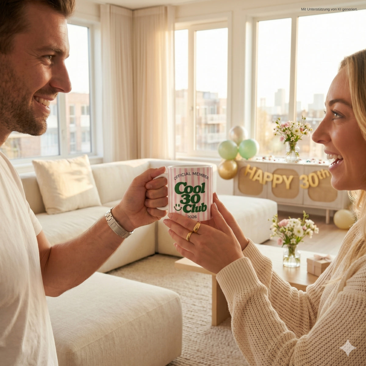Cool 30 Club Tasse rosa Moodbild