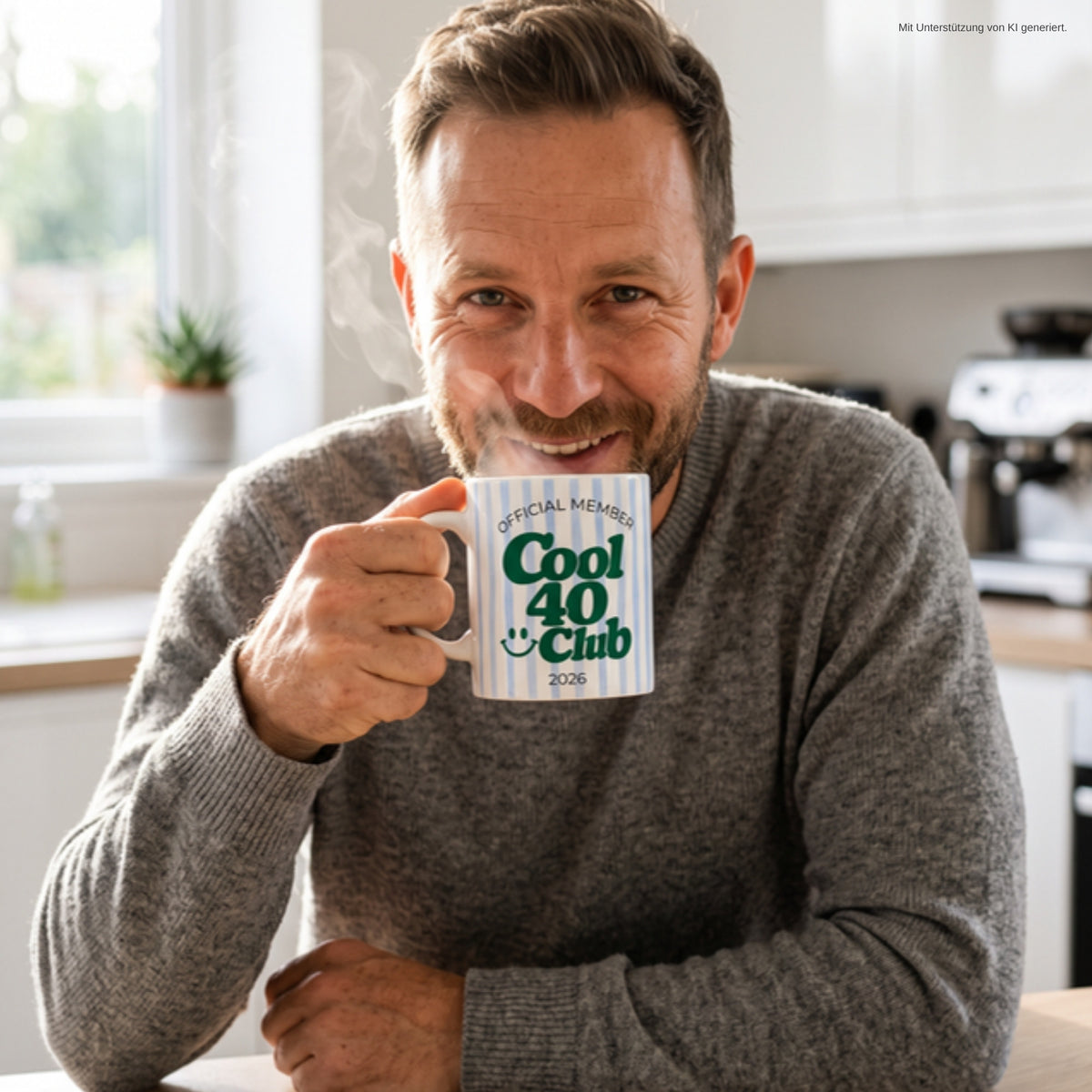 Cool 40 Club Tasse blau Moodbild