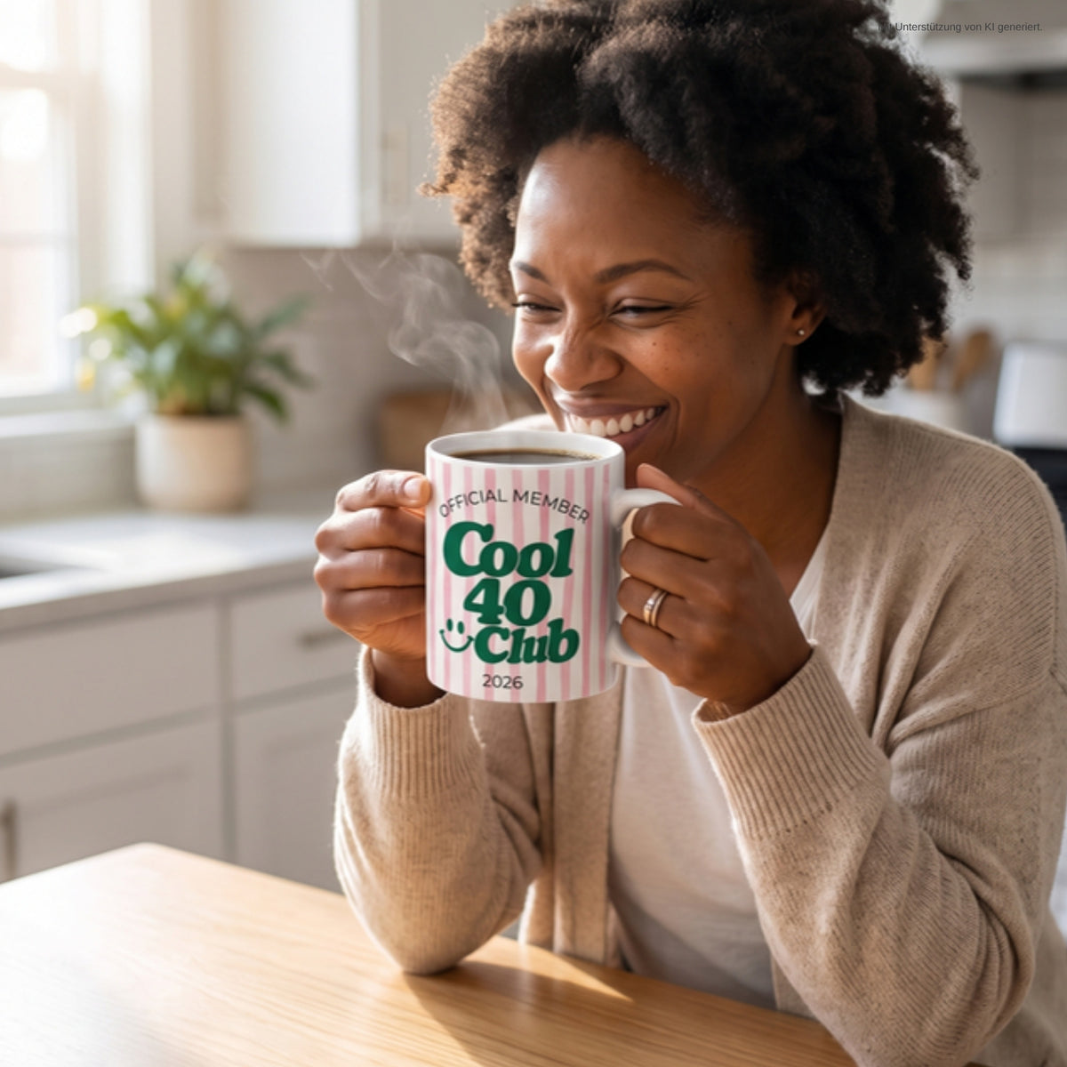 Cool 40 Club Tasse rosa Moodbild