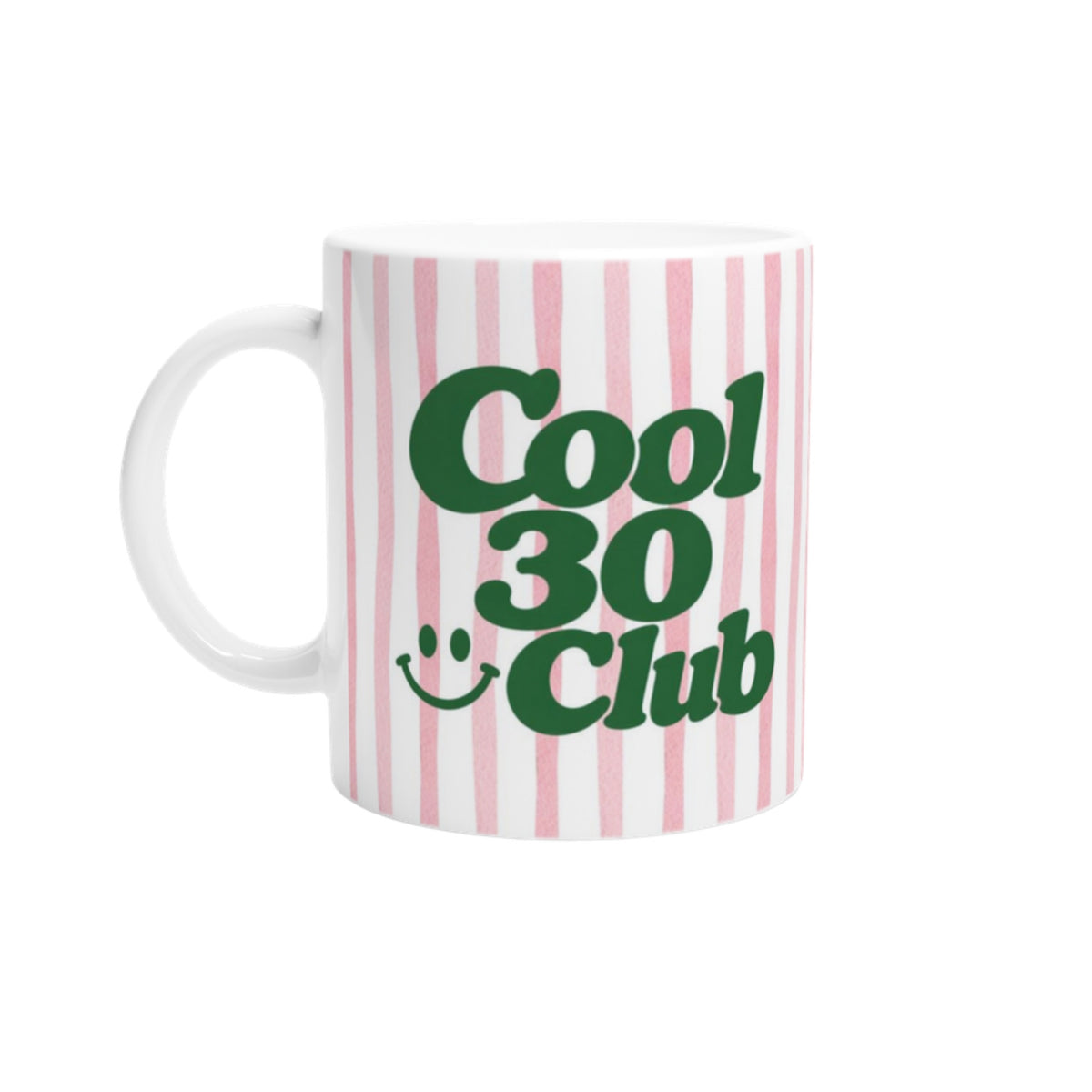 Tasse Cool 30 Club ohne Jahreszahl rosa