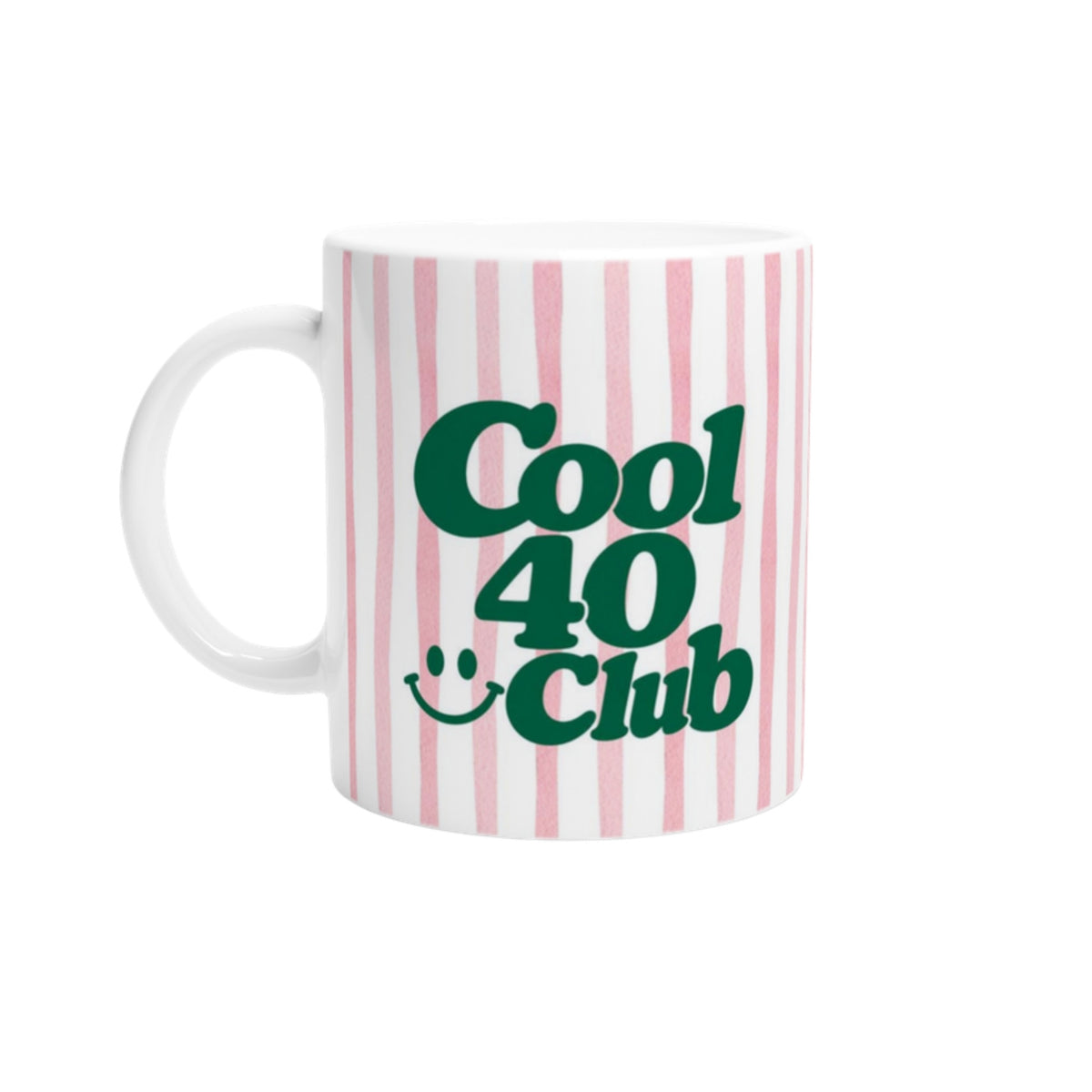 Tasse Cool 40 Club ohne Jahreszahl rosa