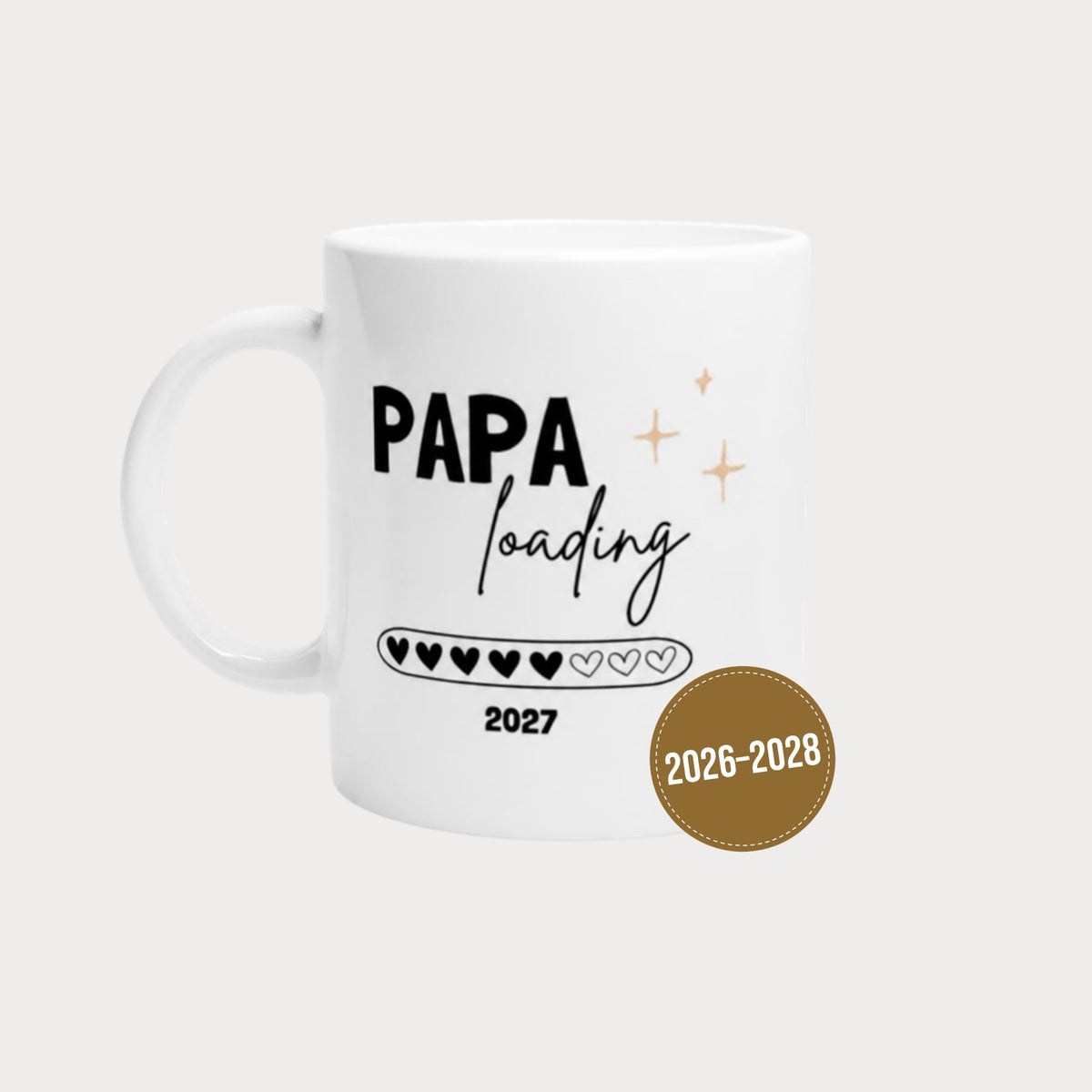 Tasse Papa loading 2027 – auch mit Wunschjahr 2026 oder 2028 erhältlich