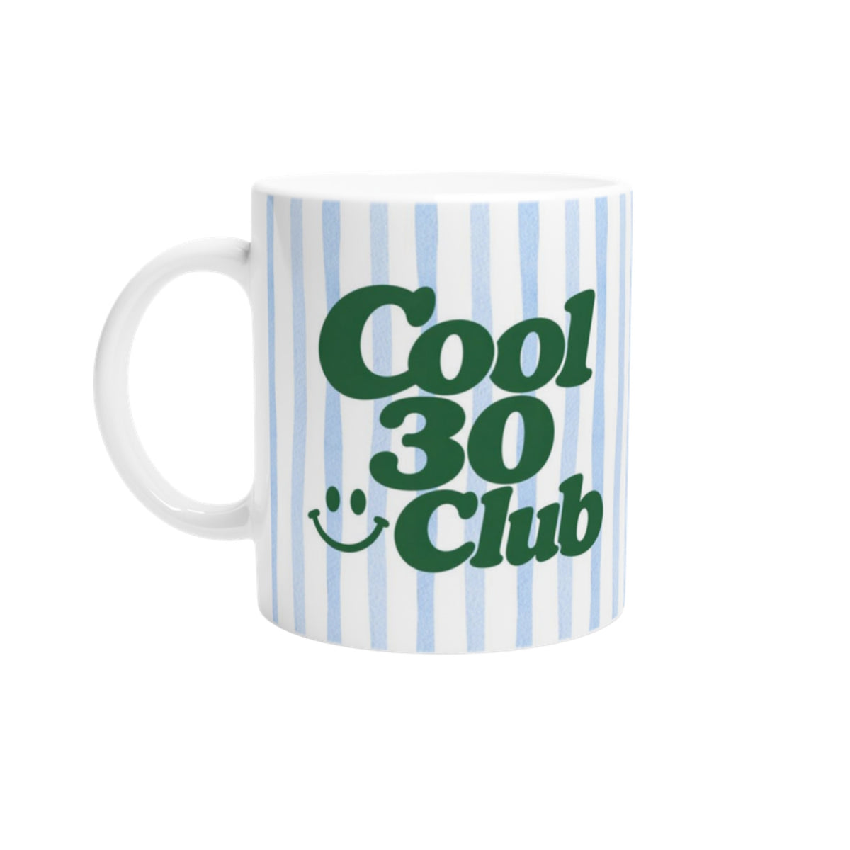 Tasse Cool 30 Club ohne Jahreszahl blau