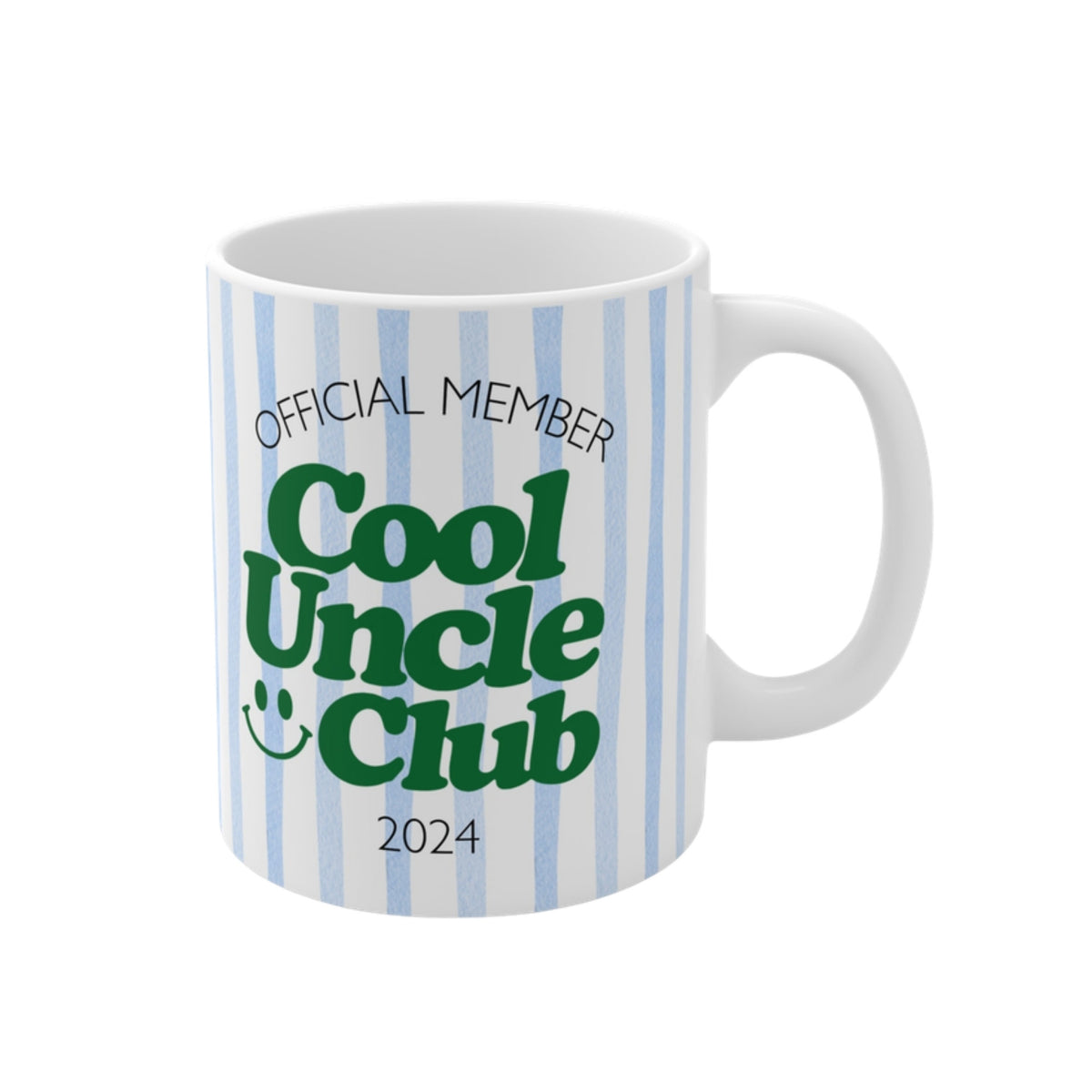 Cool Uncle Club Tasse 2024 blau gestreift