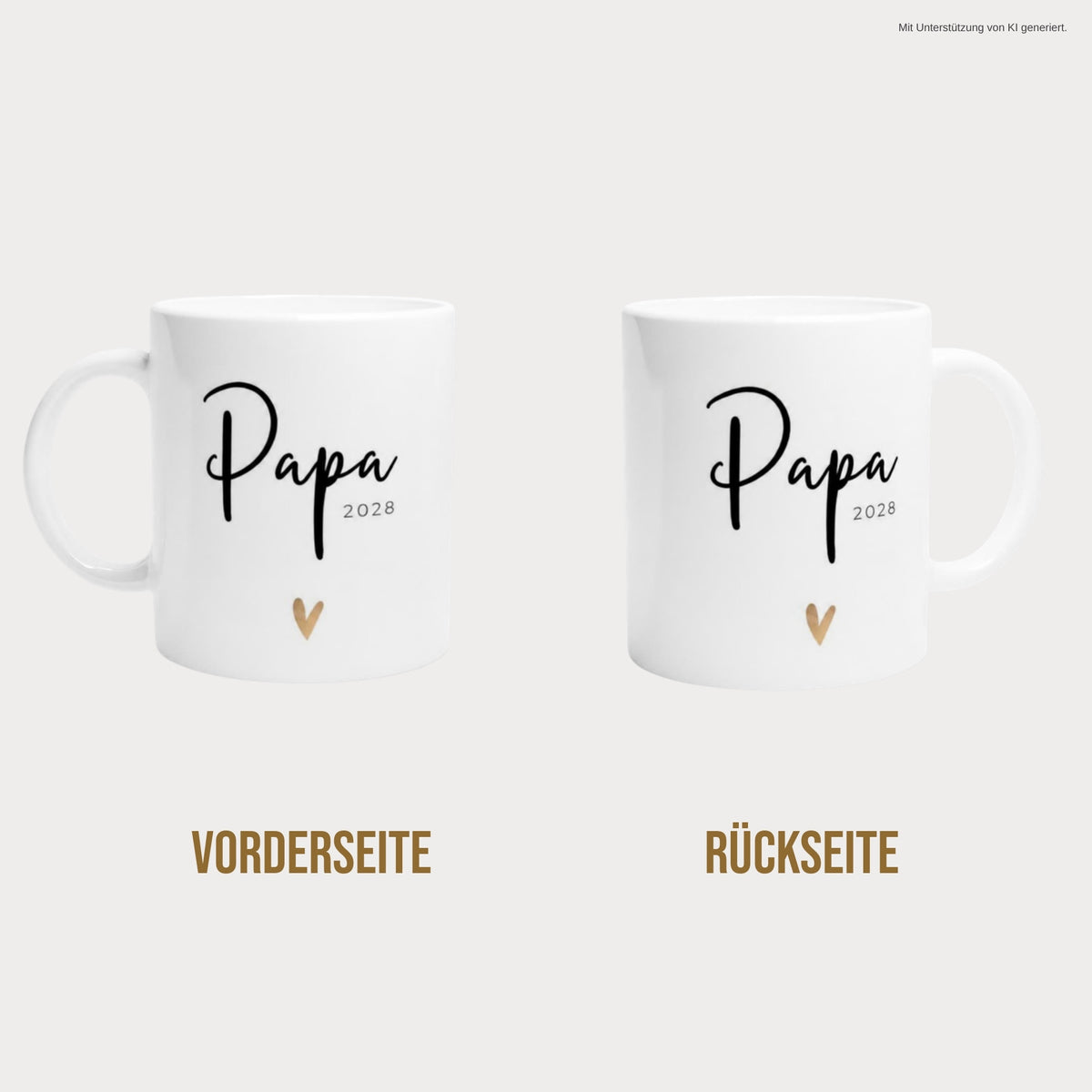 Tasse Papa 2028 beidseitig bedruckt