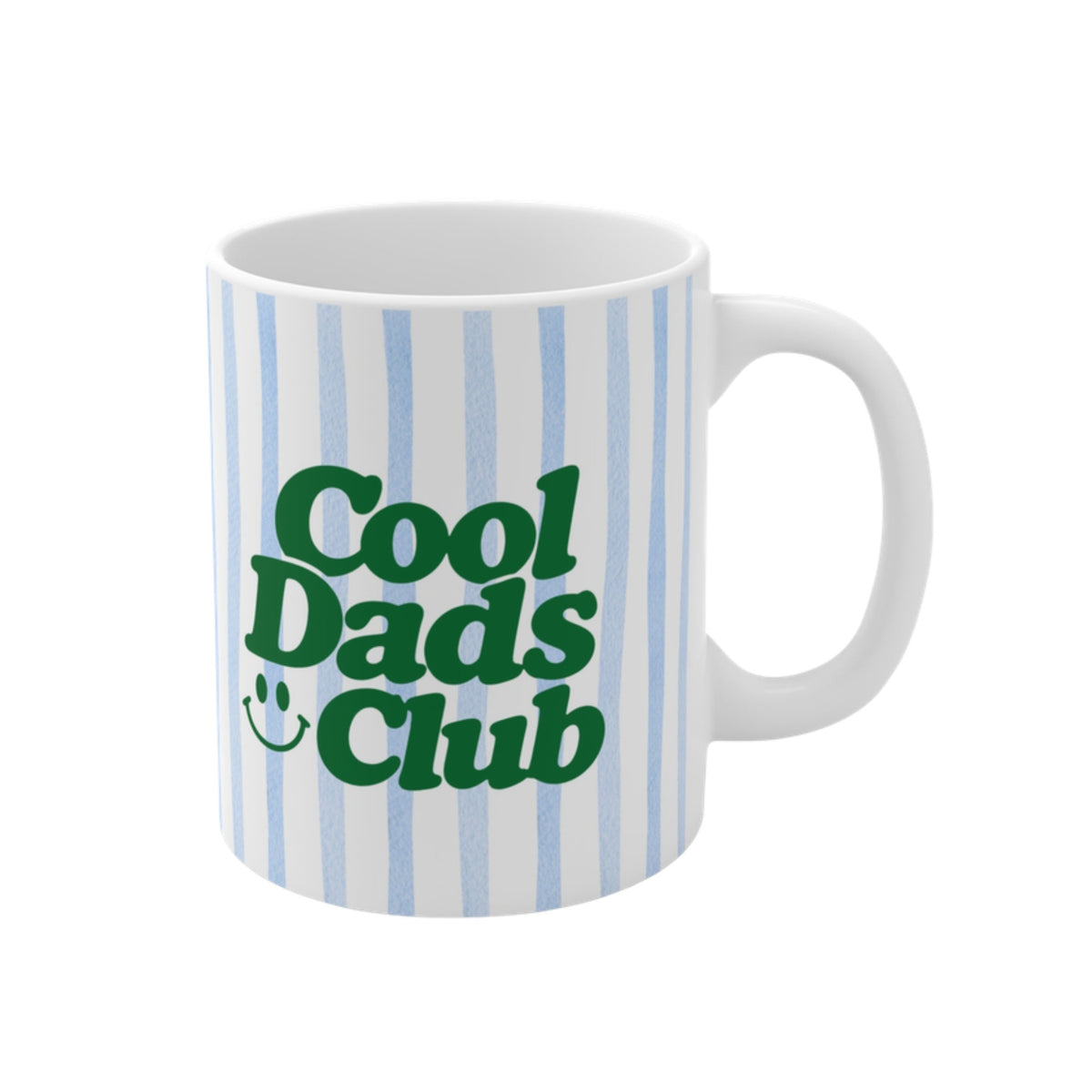 Tasse Cool Dads Club ohne Jahreszahl blau gestreift