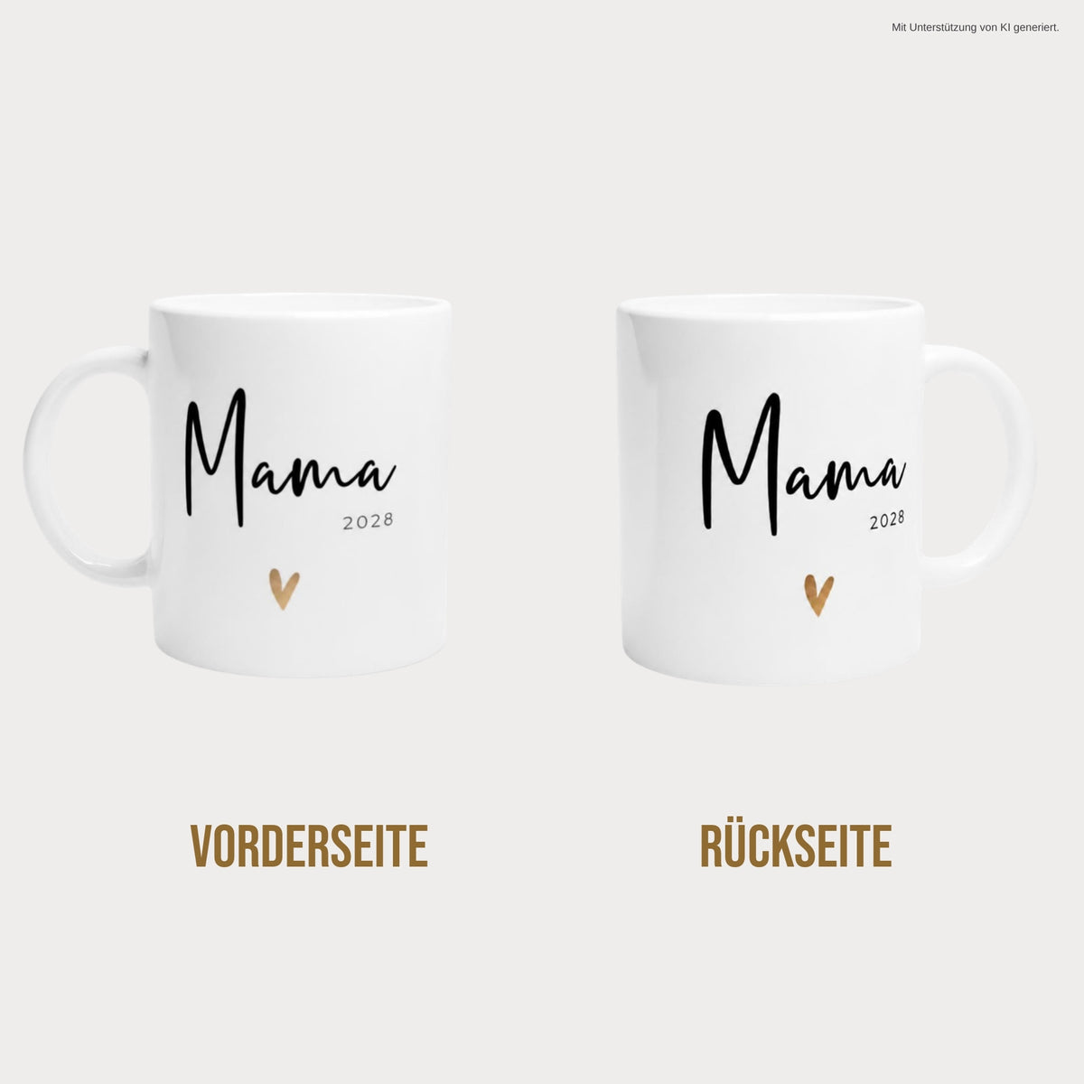 Tasse Mama 2028 beidseitig bedruckt