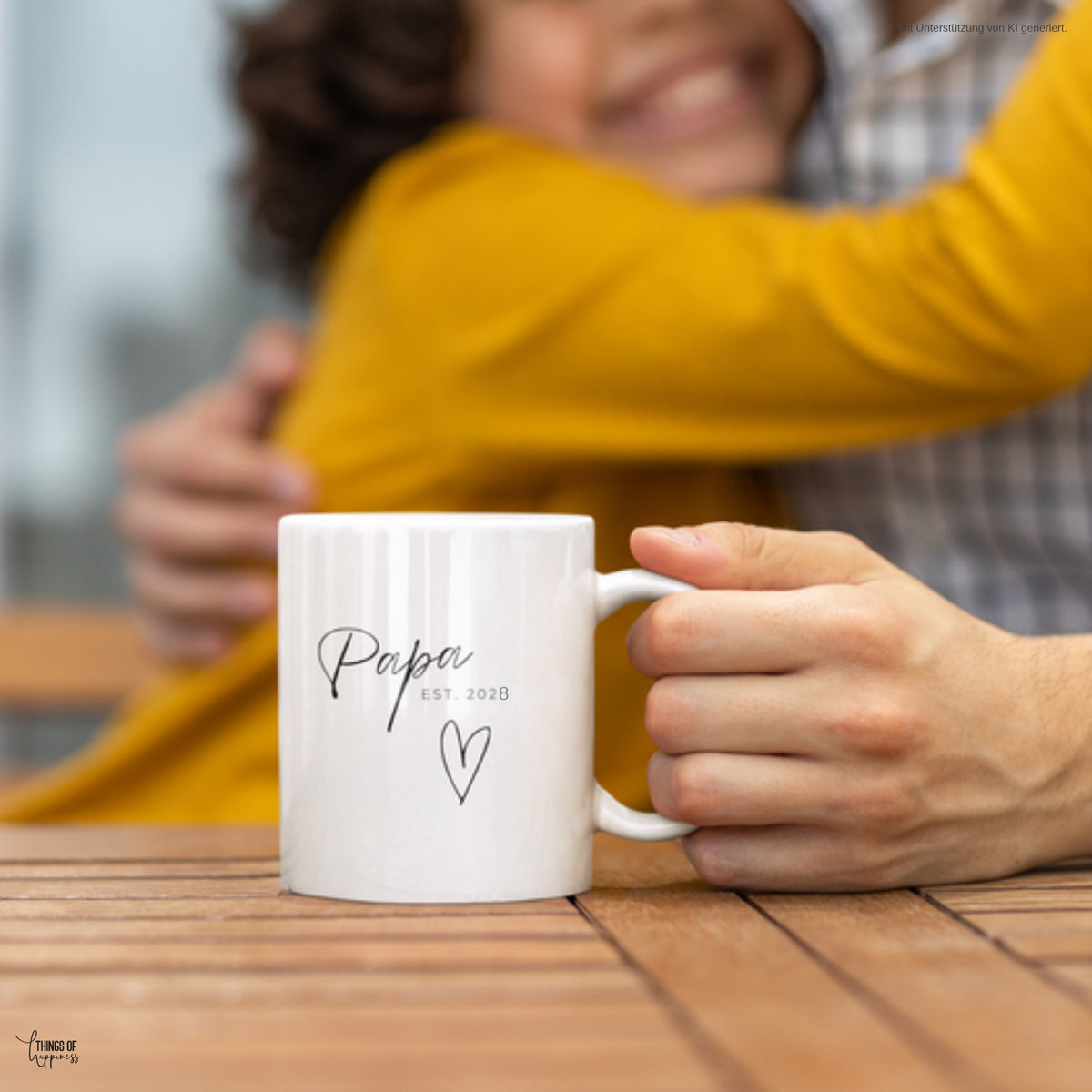 Tasse Papa Est. 2028 – Babyverkündung