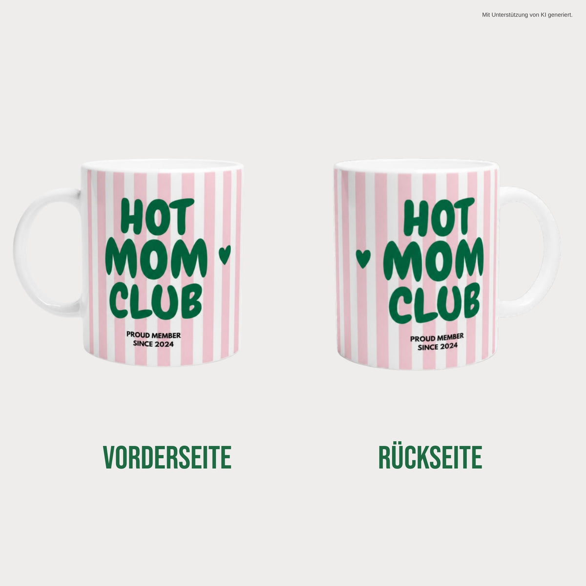 Vorder- und Rückseite der Tasse 2024