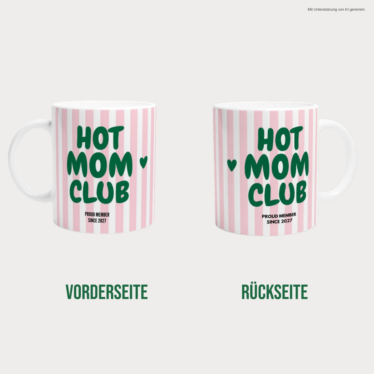Vorder- und Rückseite der Tasse 2027