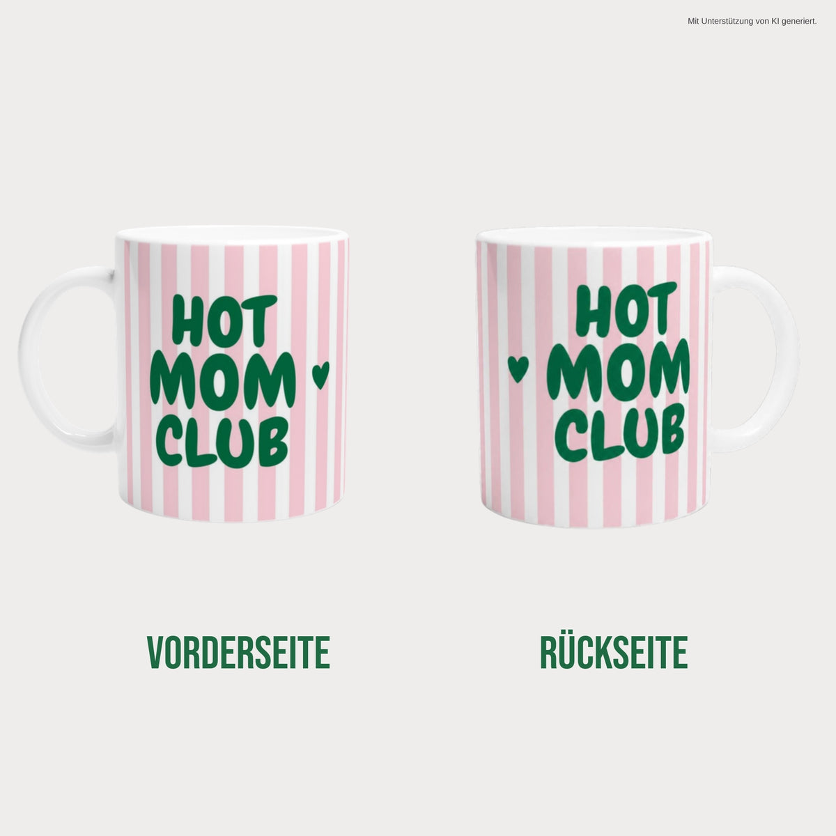 Vorder- und Rückseite der Tasse ohne Jahreszahl