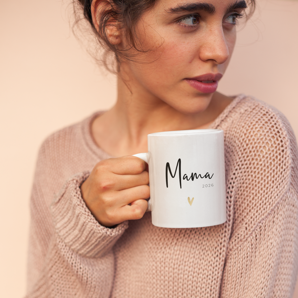 Tasse Mama Est 2026 Herz gold (2020-2027)