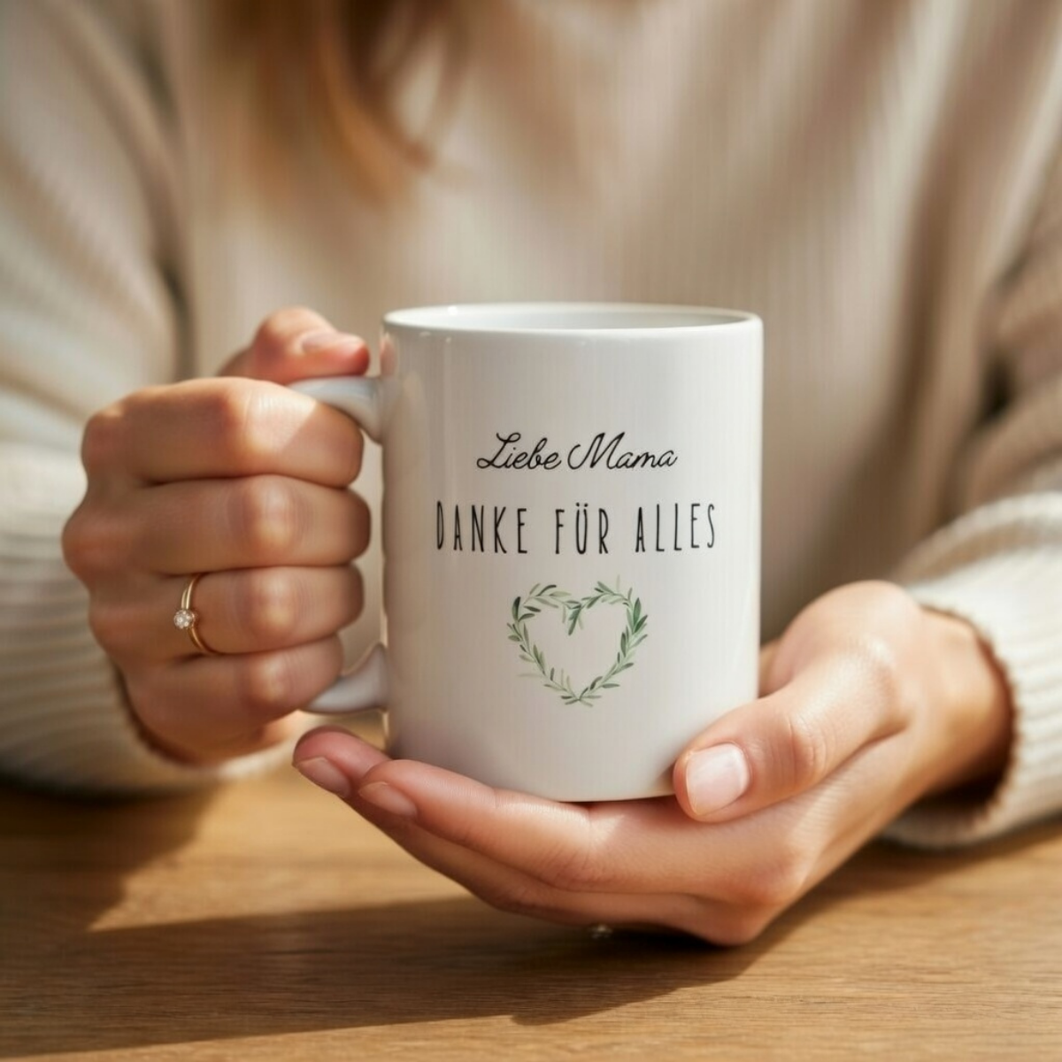 Tasse Mama Danke für alles | Eukalyptus