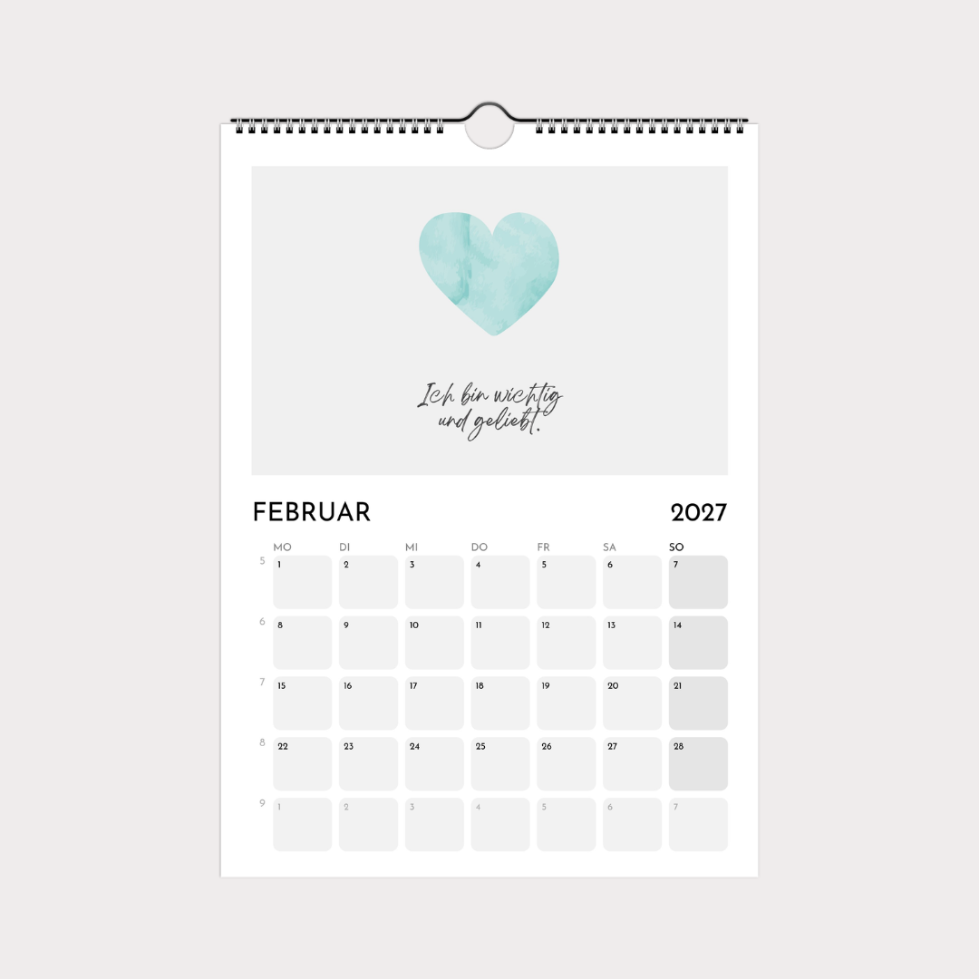 Wandkalender für Kinder – Motivationssprüche