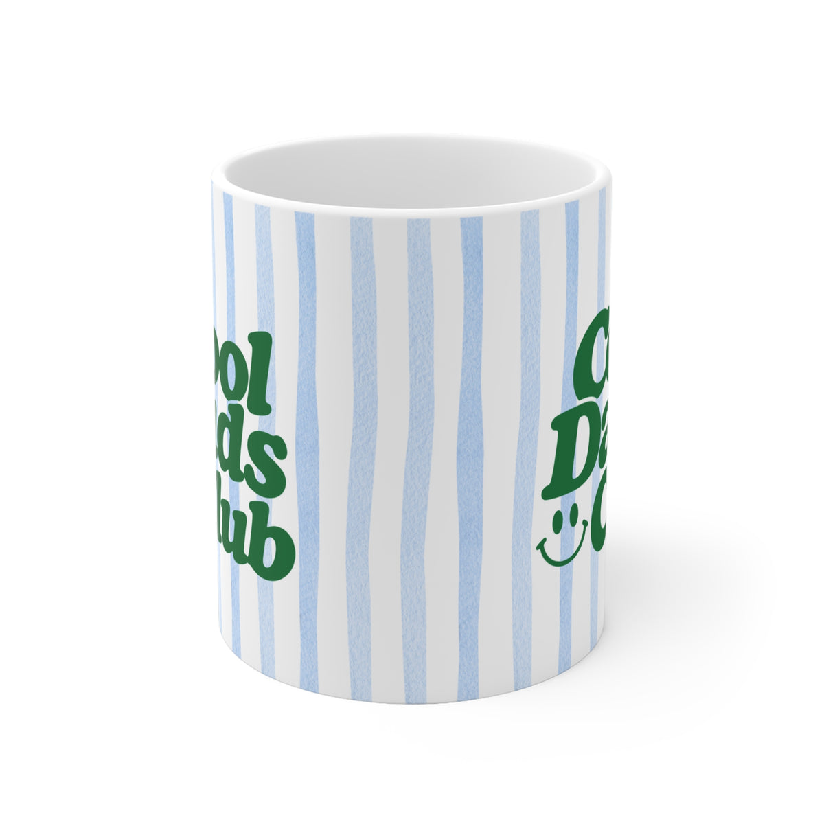 Tasse Cool Dads Club ohne Jahreszahl - blau gestreift
