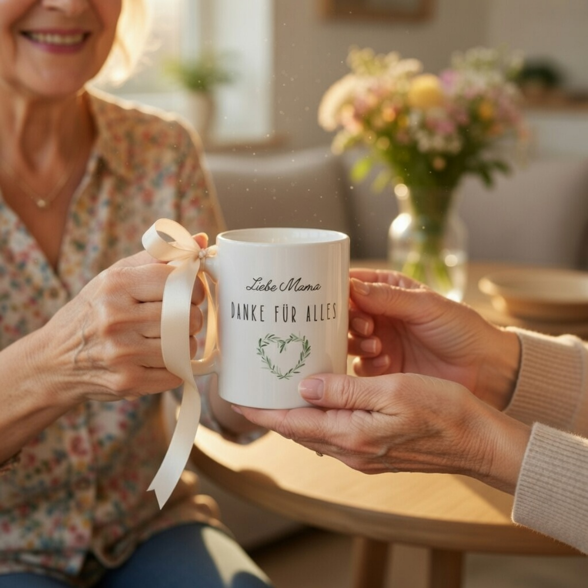 Tasse Mama Danke für alles | Eukalyptus