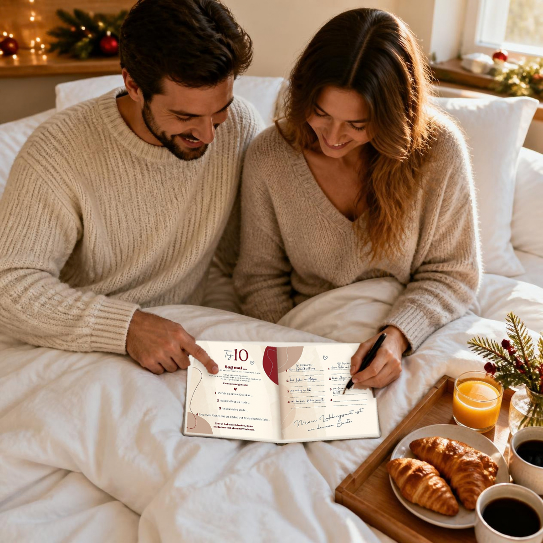 Adventskalender Heft für Paare „24 Tage. Nur wir.“