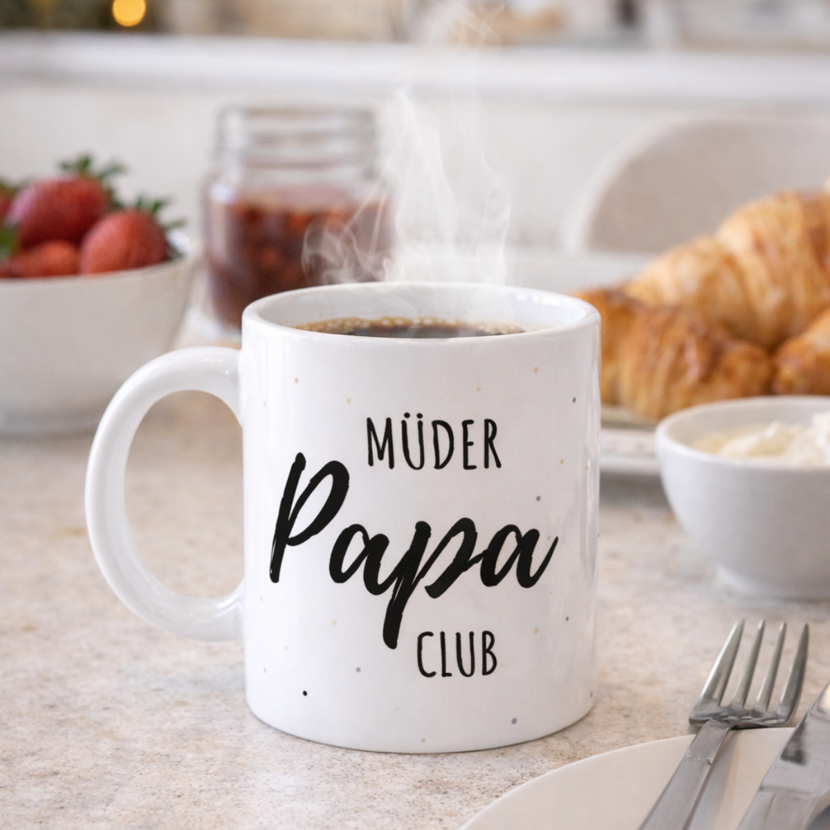 Tasse Müder Papa Club