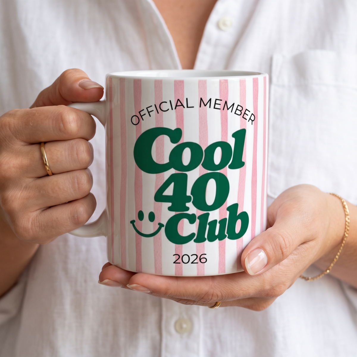 Tasse Cool 40 Club – Rosa
