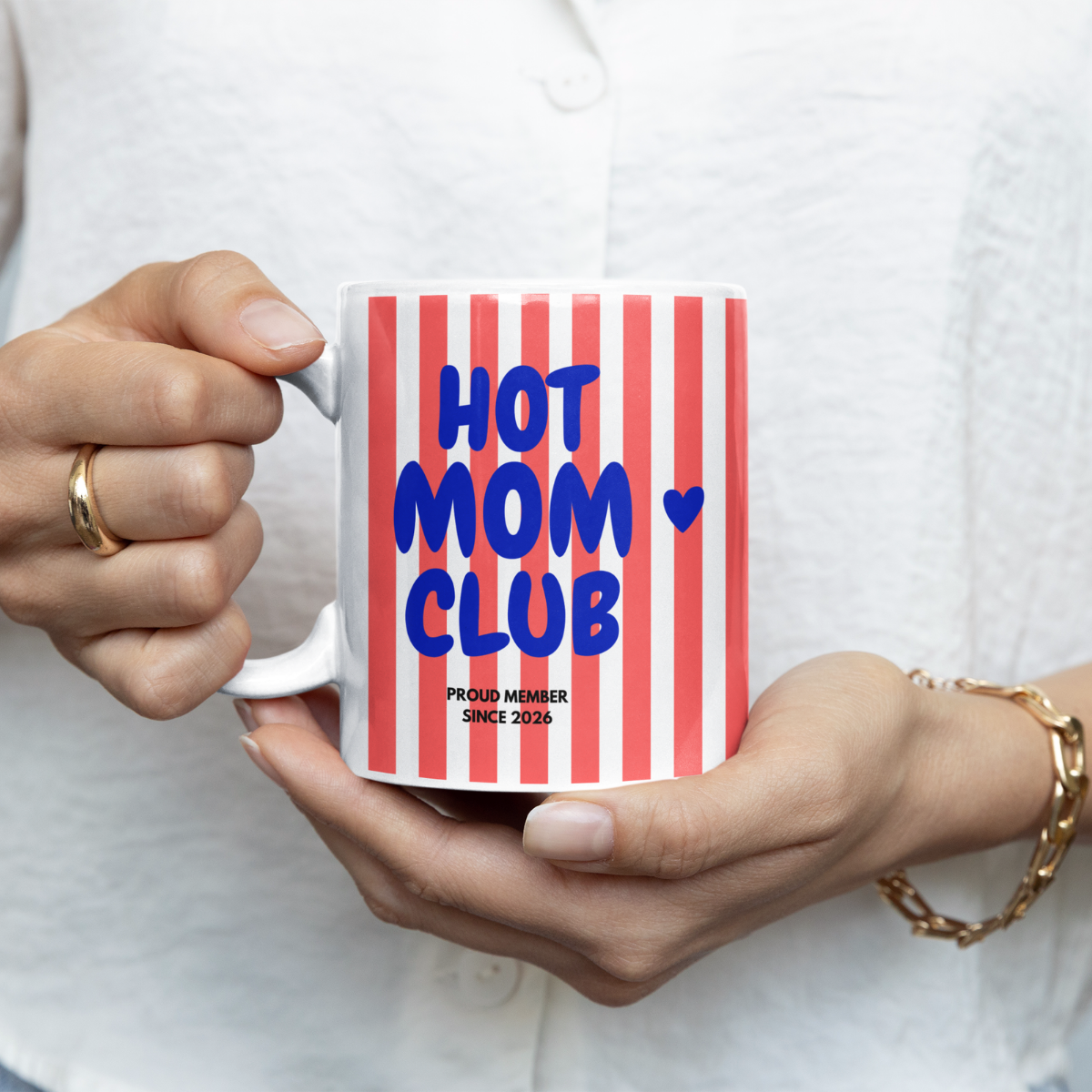 Hot Mom Club Rot/Blau (2020 bis 2027 oder ohne Jahreszahl)