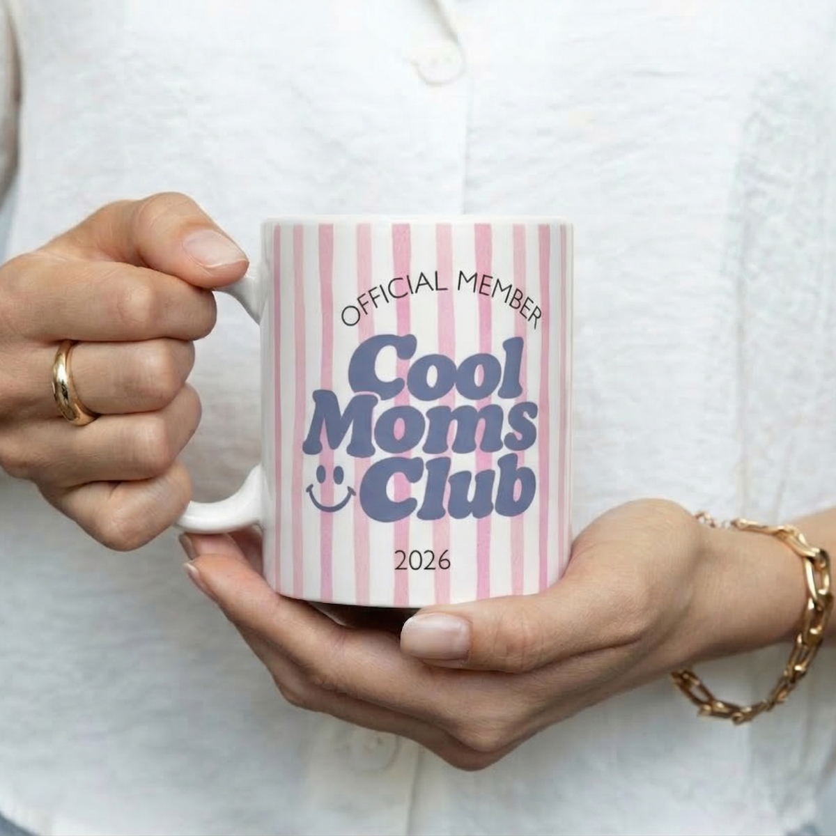 Tasse Cool Moms Club Pink (2020 bis 2027 oder ohne Jahreszahl)