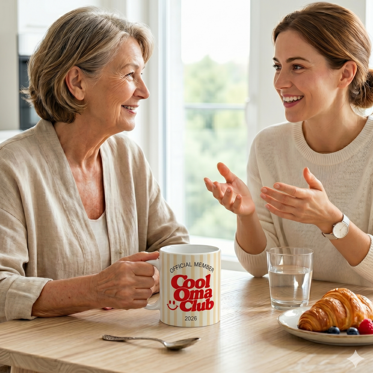Tasse Cool Oma Club Gelb Rot (2020 bis 2027 oder ohne Jahreszahl)