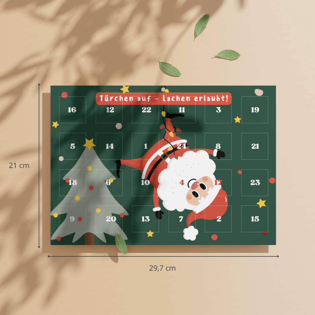 Adventskalender Scherzfragen Familien Kinder