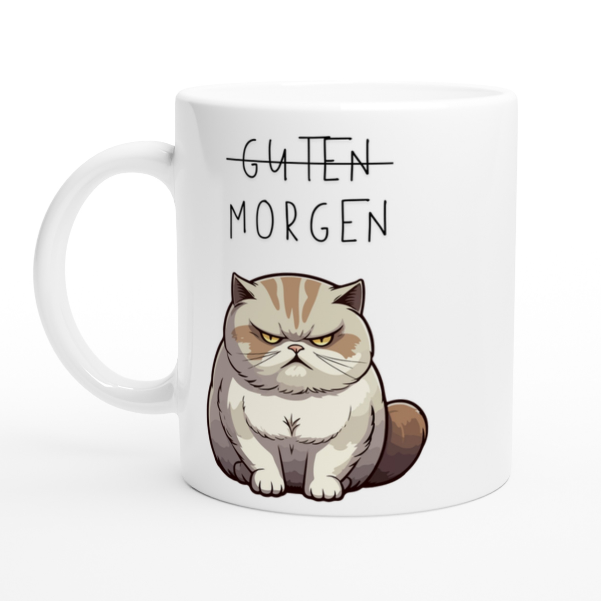 Tasse Grumpy Cat Guten Morgen – 4 Farben