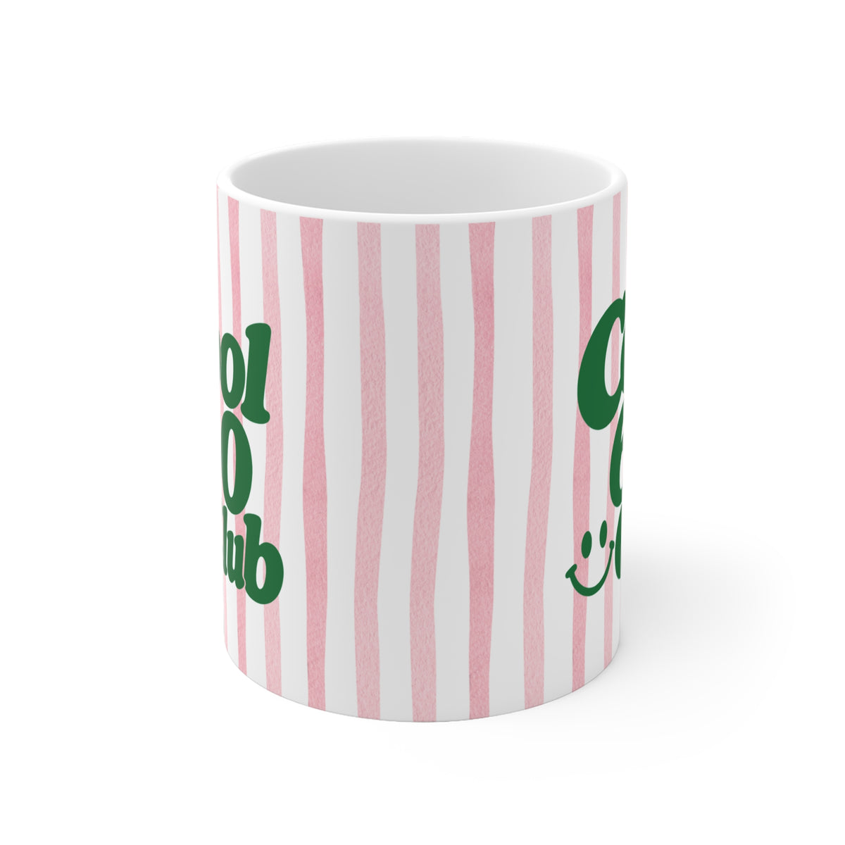 Tasse Cool 60 Club ohne Jahreszahl - rosa/grün