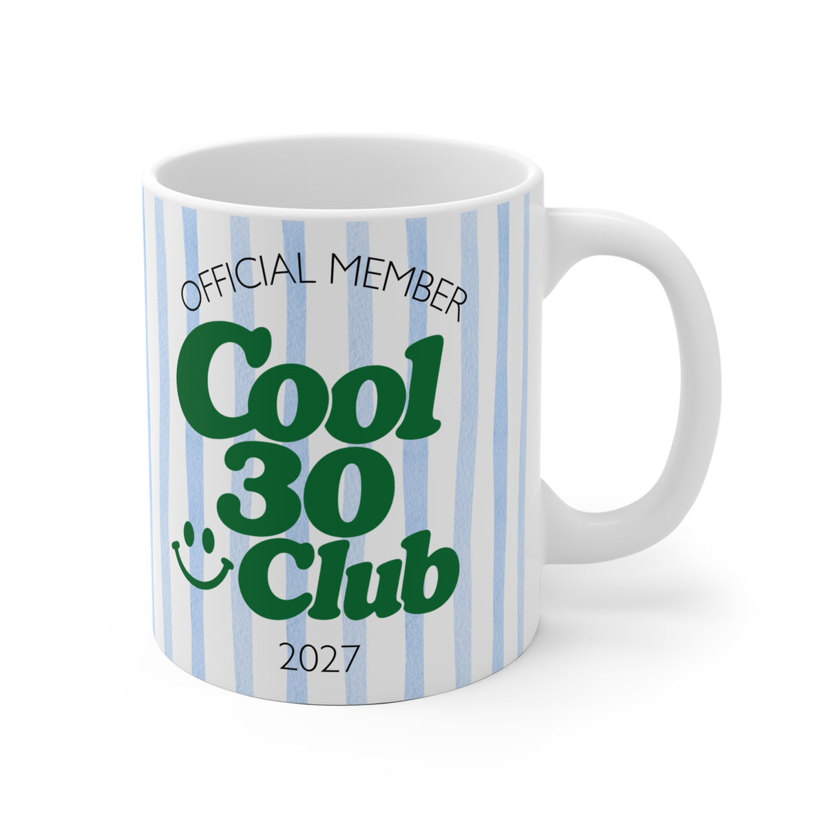 Tasse Cool 30 Club 2026-2027 - blau/grün
