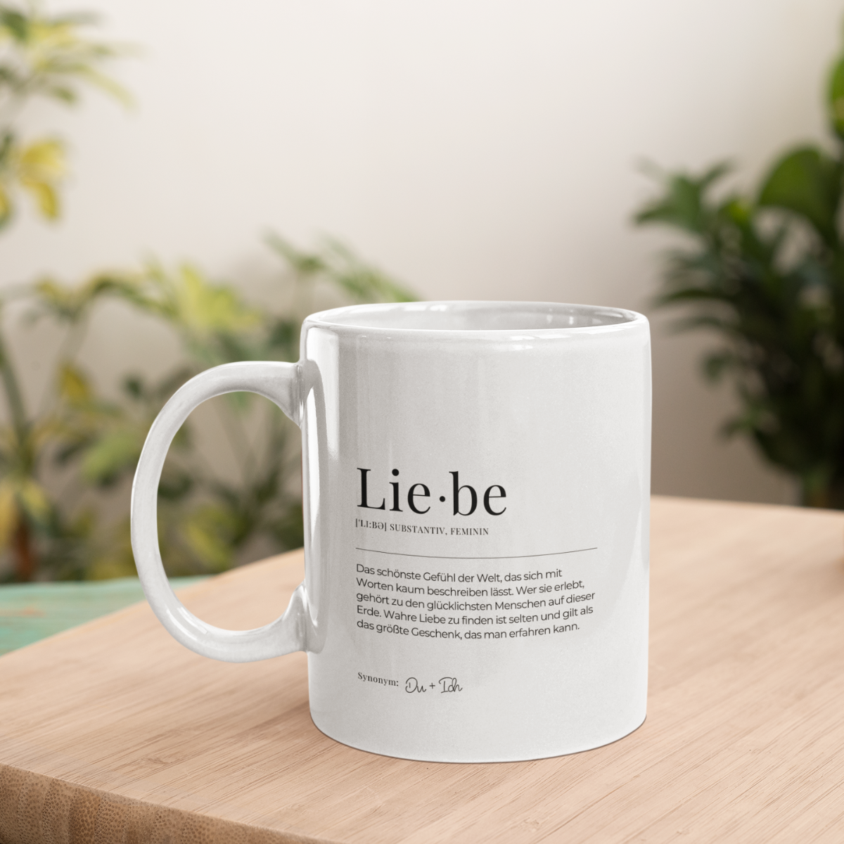 Tasse Definition Liebe – 4 Farben