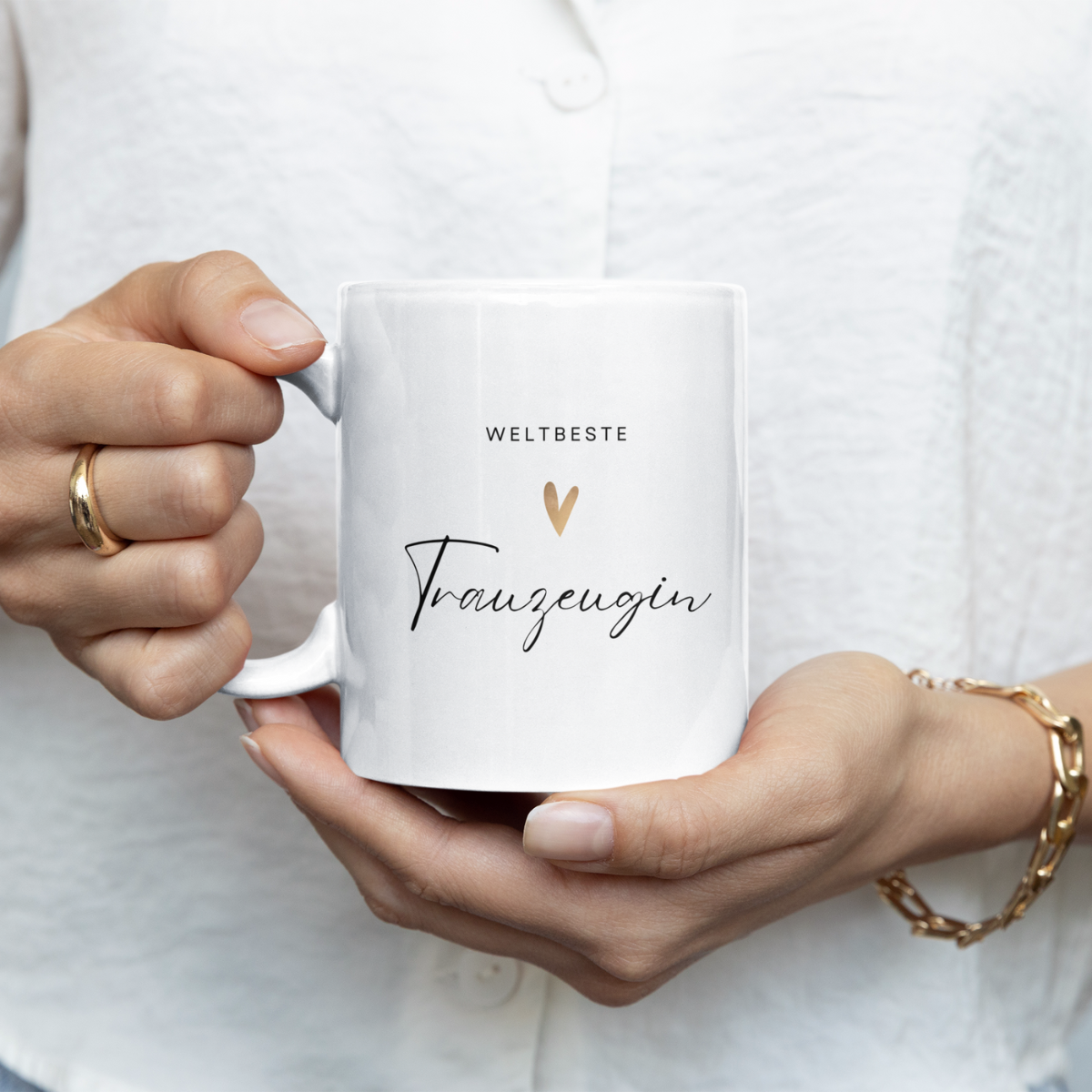 Weltbeste Trauzeugin Tasse - einfarbig (330ml)