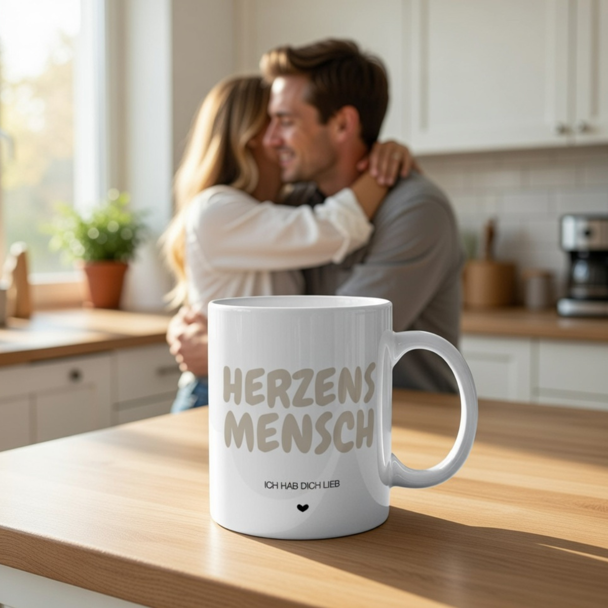 Tasse personalisiert Herzensmensch – mit oder ohne Wunschname –
