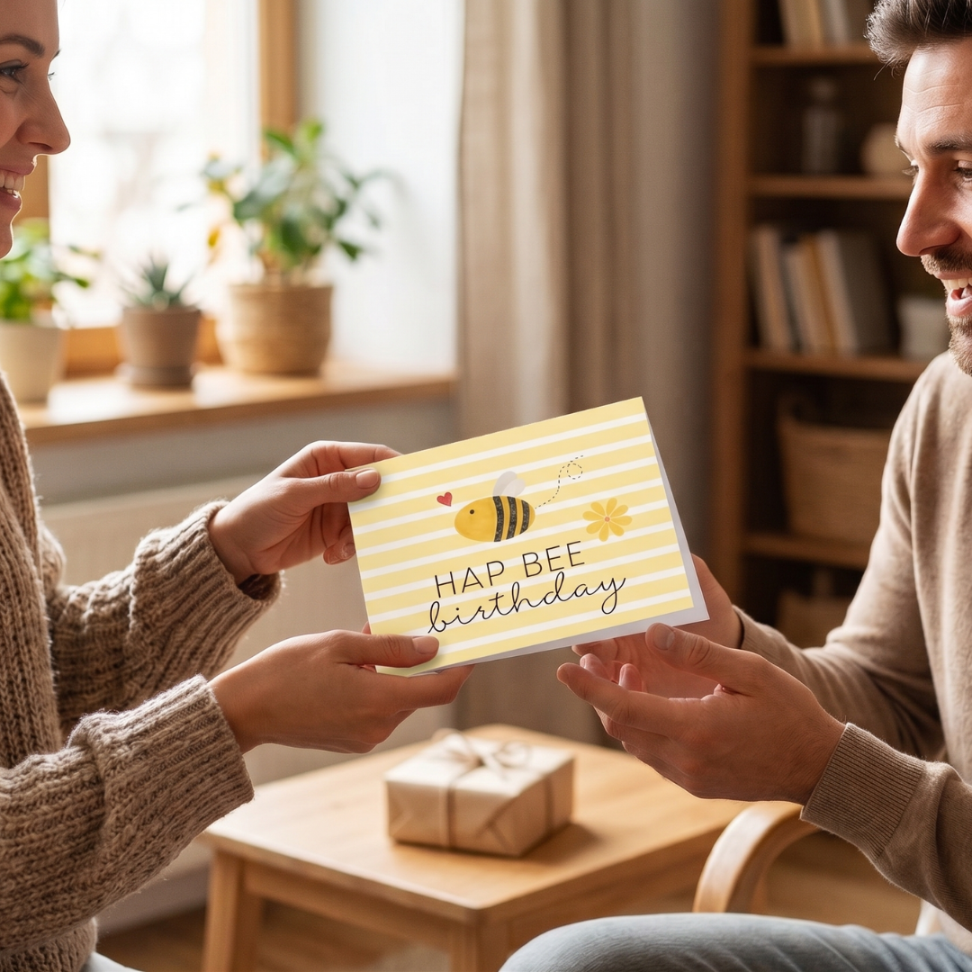Glückwunschkarten Happy Birthday bunt Set 10 Stück mit Umschlägen