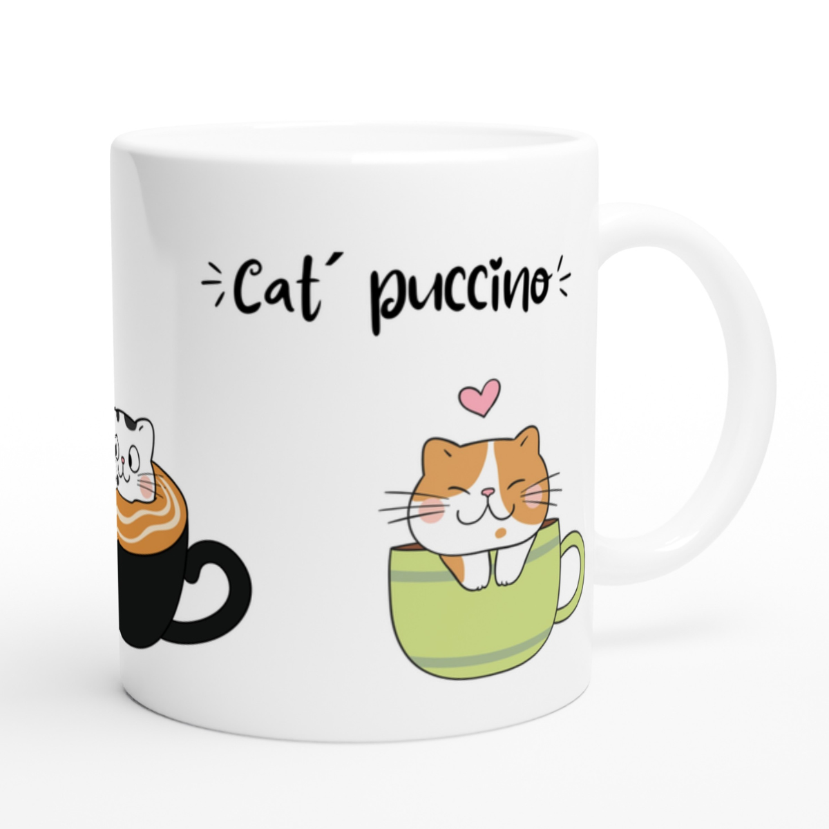 Tasse Katzen Catpuccino - 4 Farben
