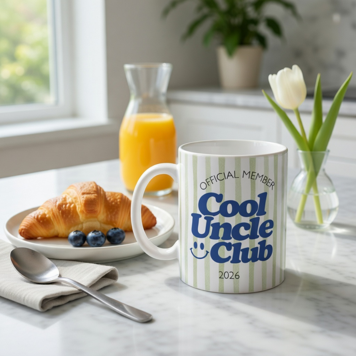 Tasse Cool Uncle Club Grün (2020 bis 2027 oder ohne Jahreszahl)