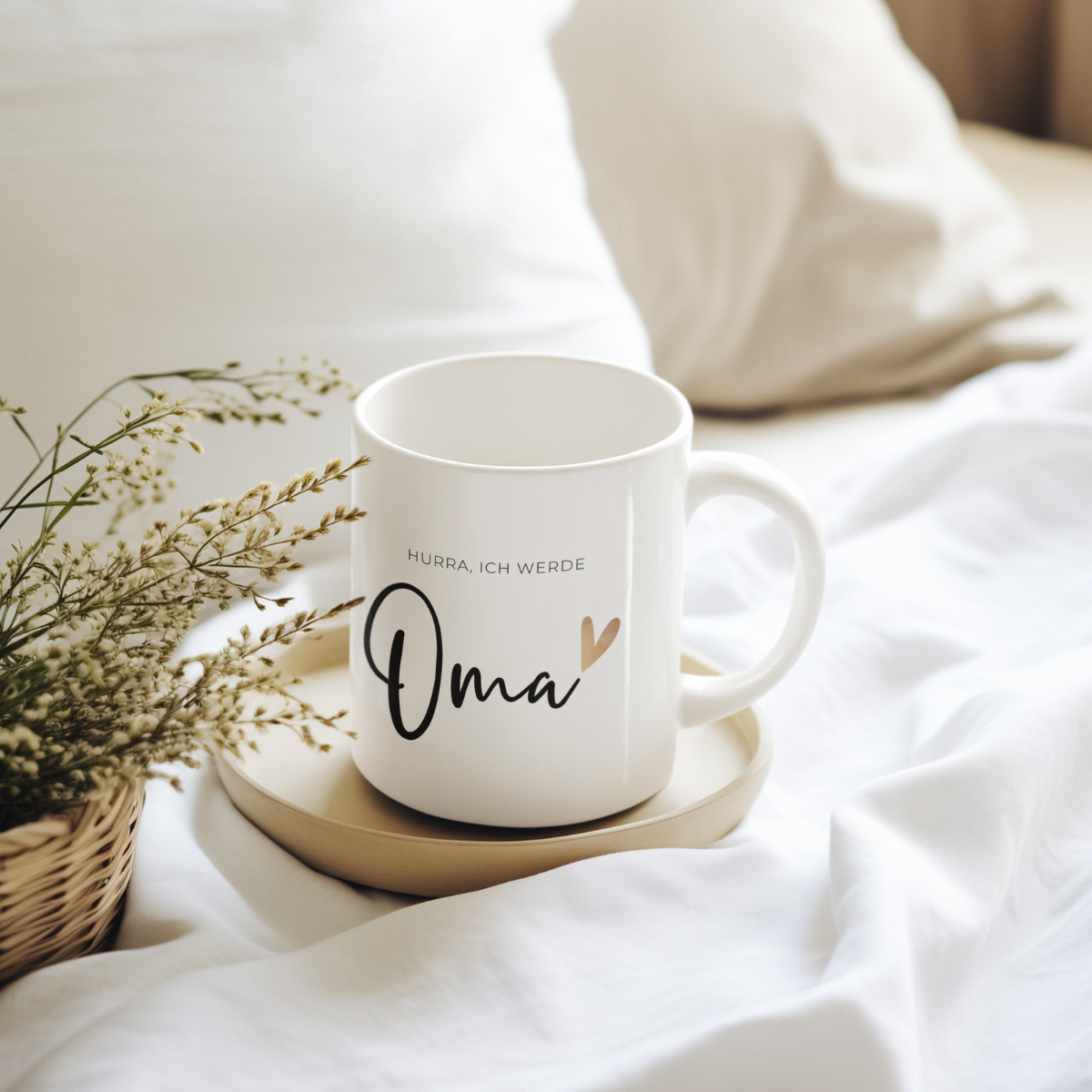 Tasse Hurra ich werde Oma - 4 Farben