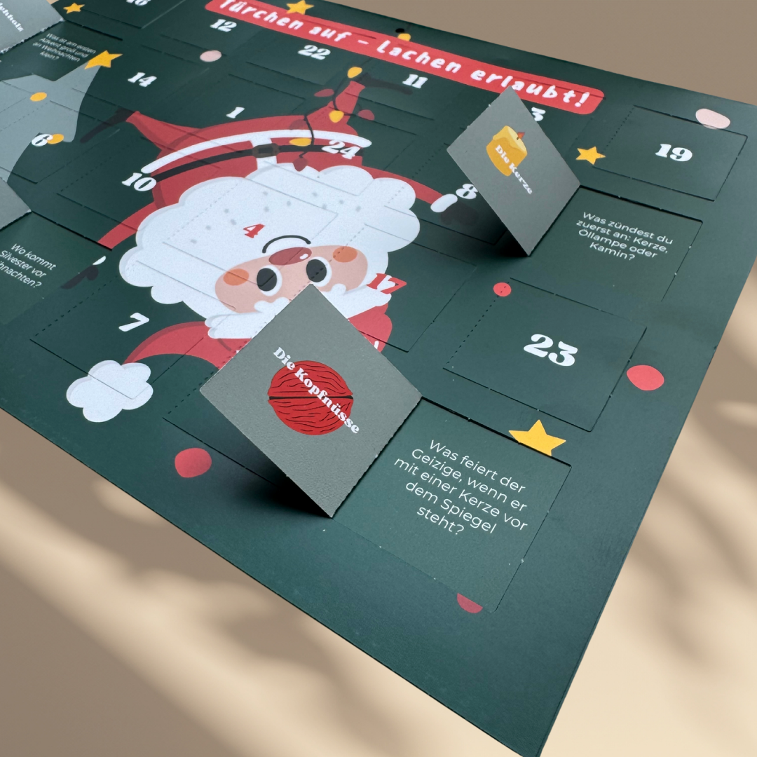 Adventskalender Scherzfragen Familien Kinder