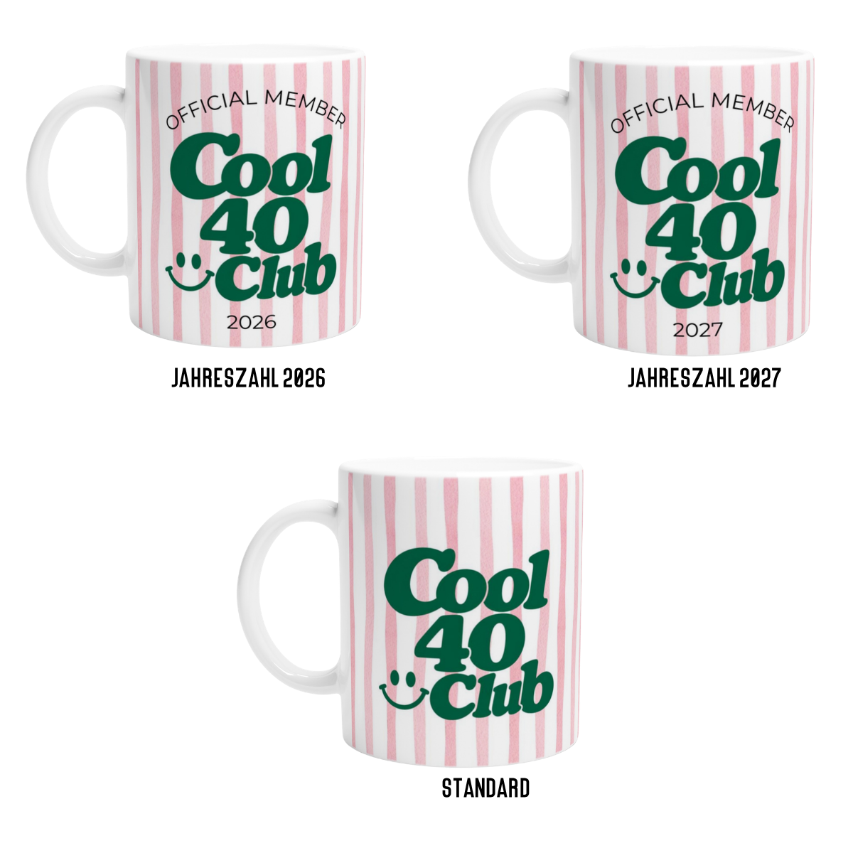 Tasse Cool 40 Club – Rosa