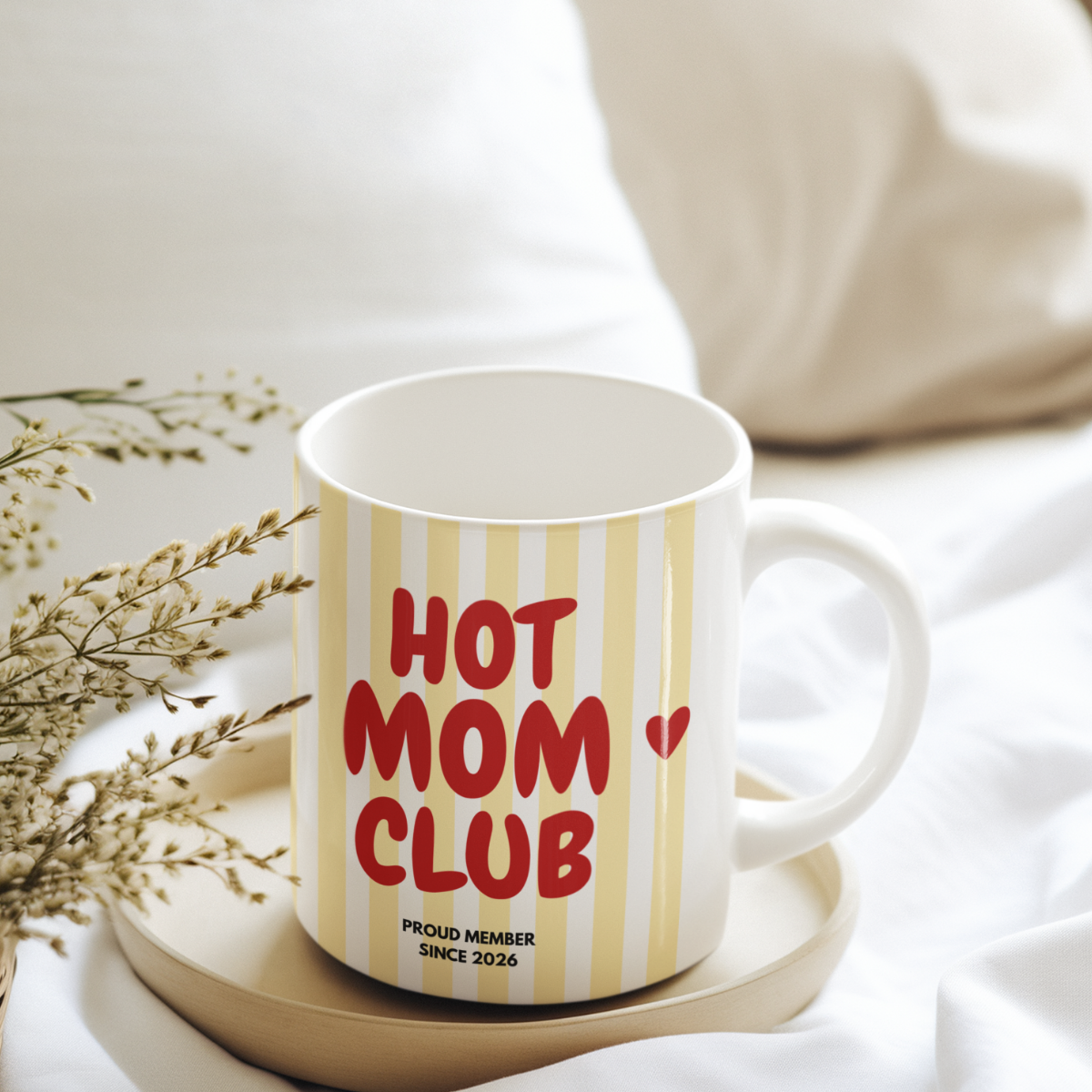 Hot Mom Club 2026 Gelb/Rot